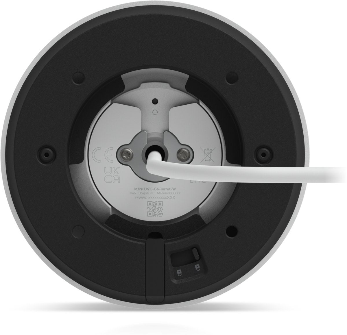 Ubiquiti unifi uvc-g6-turret-w - caméra de sécurité ip - résolution 8mp - résistant aux intempéries - poe