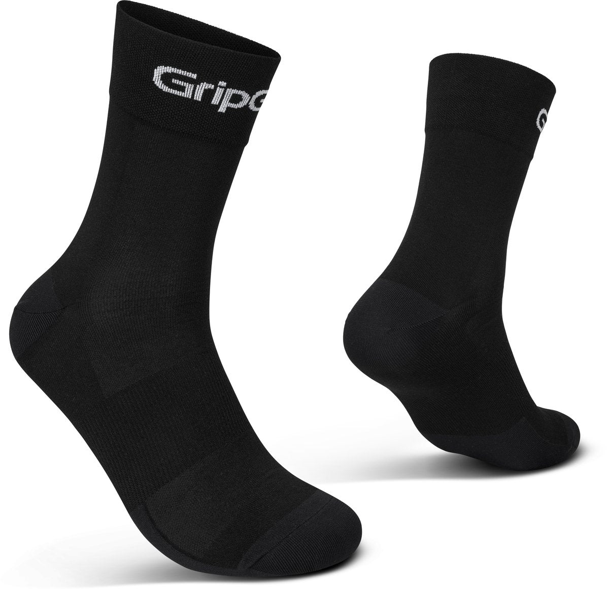 Gripgrab - chaussettes de cyclisme d'été coupe régulière ride 1 paire de chaussettes de cyclisme coolmax - unisexe - noir