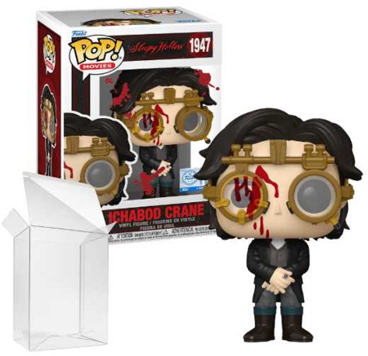 Funko-pop ! films : Sleepy Hollow Ichabod Crane Bloody #1947 édition spéciale exclusive