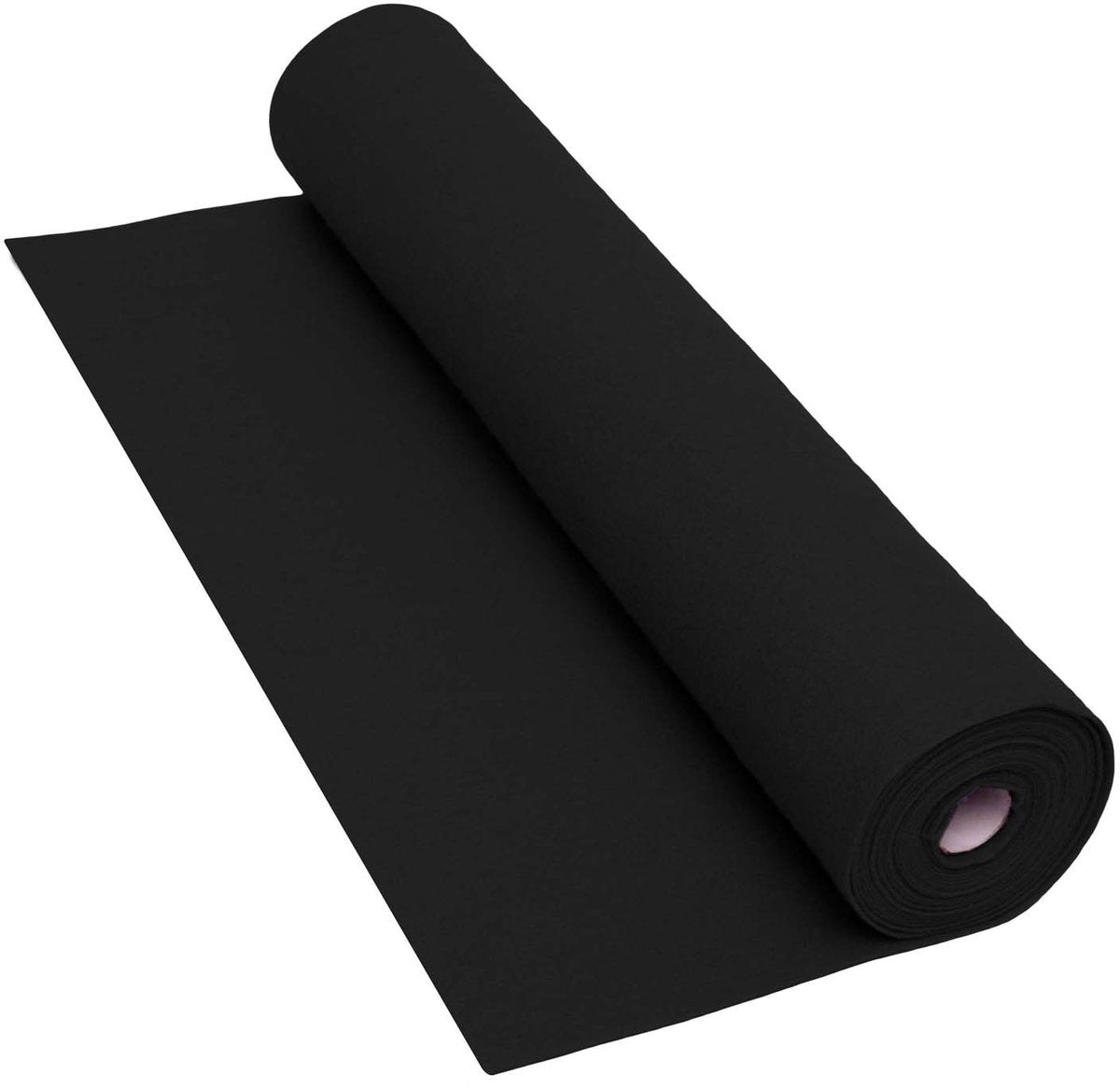 Colorations - rouleau de feutre noir - 160gsm, 5m x 45cm