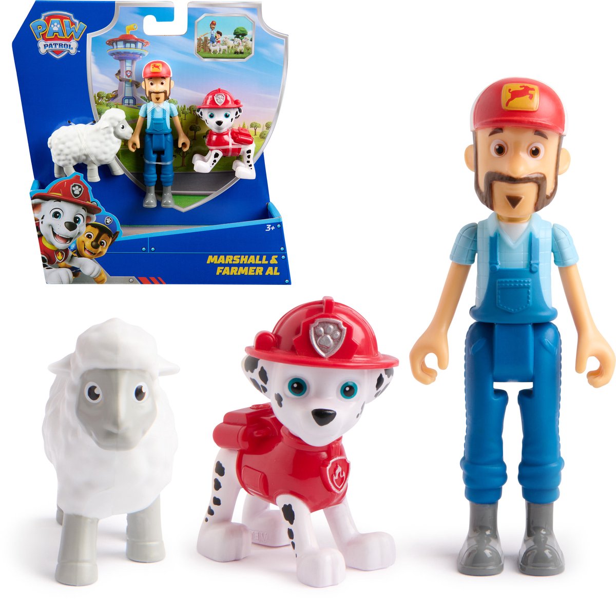Pack de figurines Paw Patrol Story avec Marshall | 2 pièces