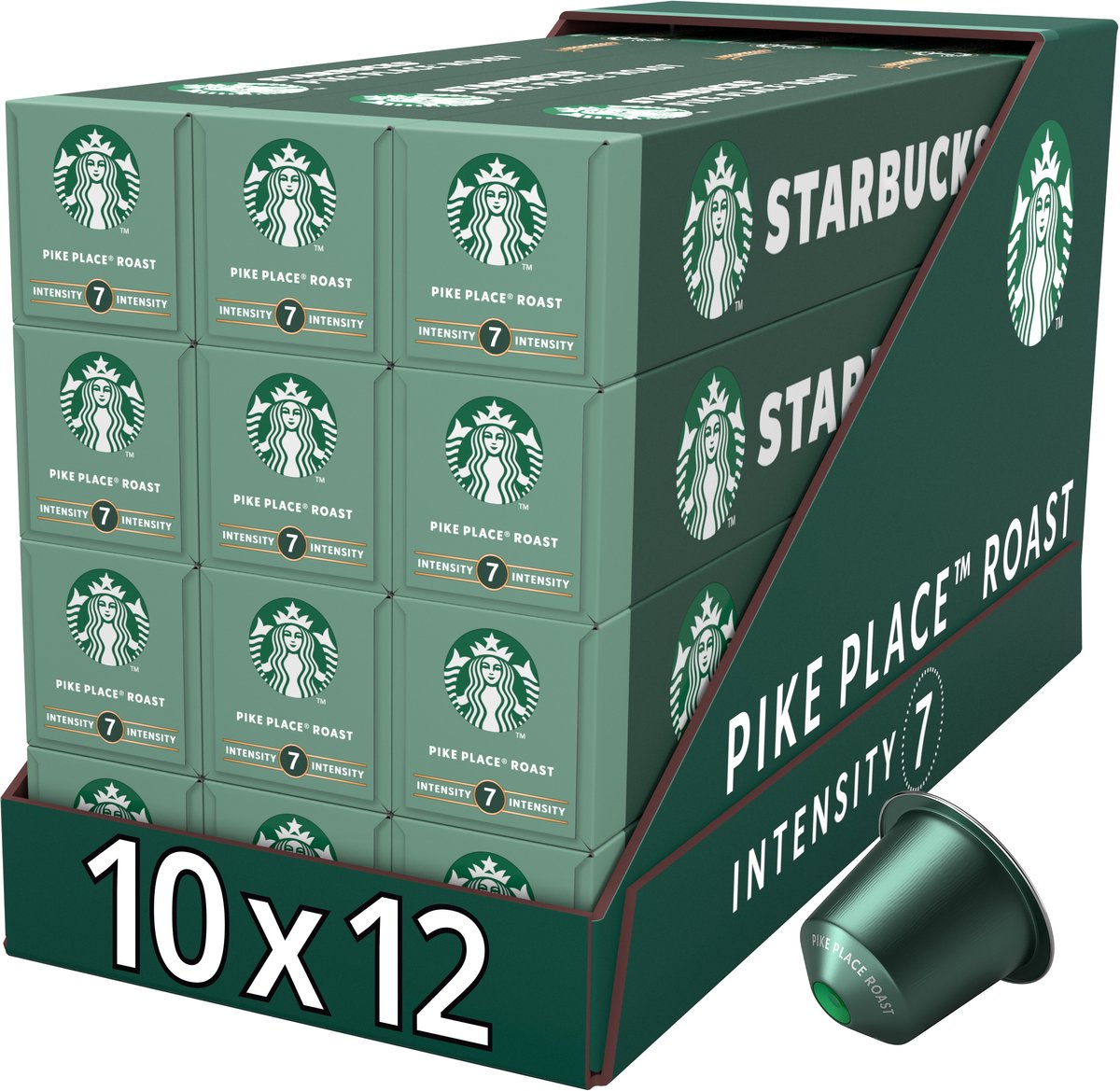 Capsules Starbucks by Nespresso rôti de brochet - 10 tasses à café x 12 boîtes
