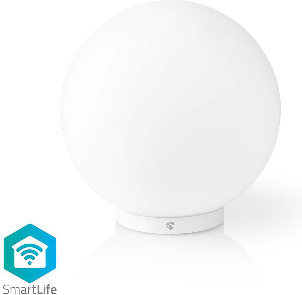 Éclairage d'ambiance Nedis smartlife - wi-fi - rond - - 360 lm - rgb blanc chaud à froid - 2700 - 6500 k - 5 w - verre - 1 pièce