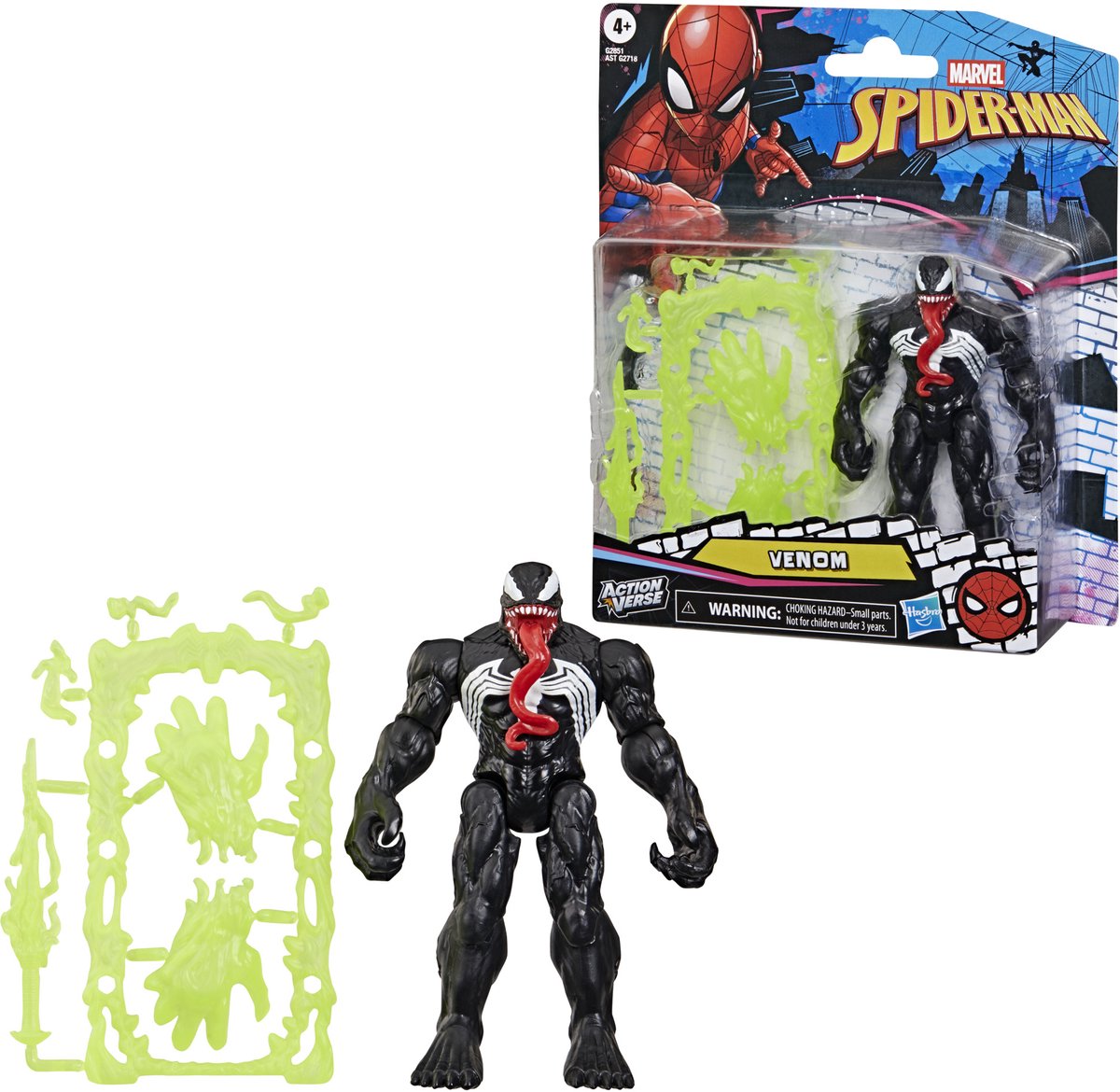 Marvel Spider-Man Actionverse Venom - figurine articulée