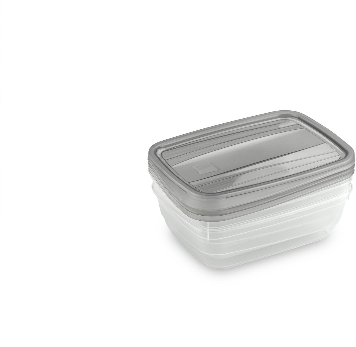Curver vedo set de récipients alimentaires 3x1l - 19,5x14x6 cm - transparent