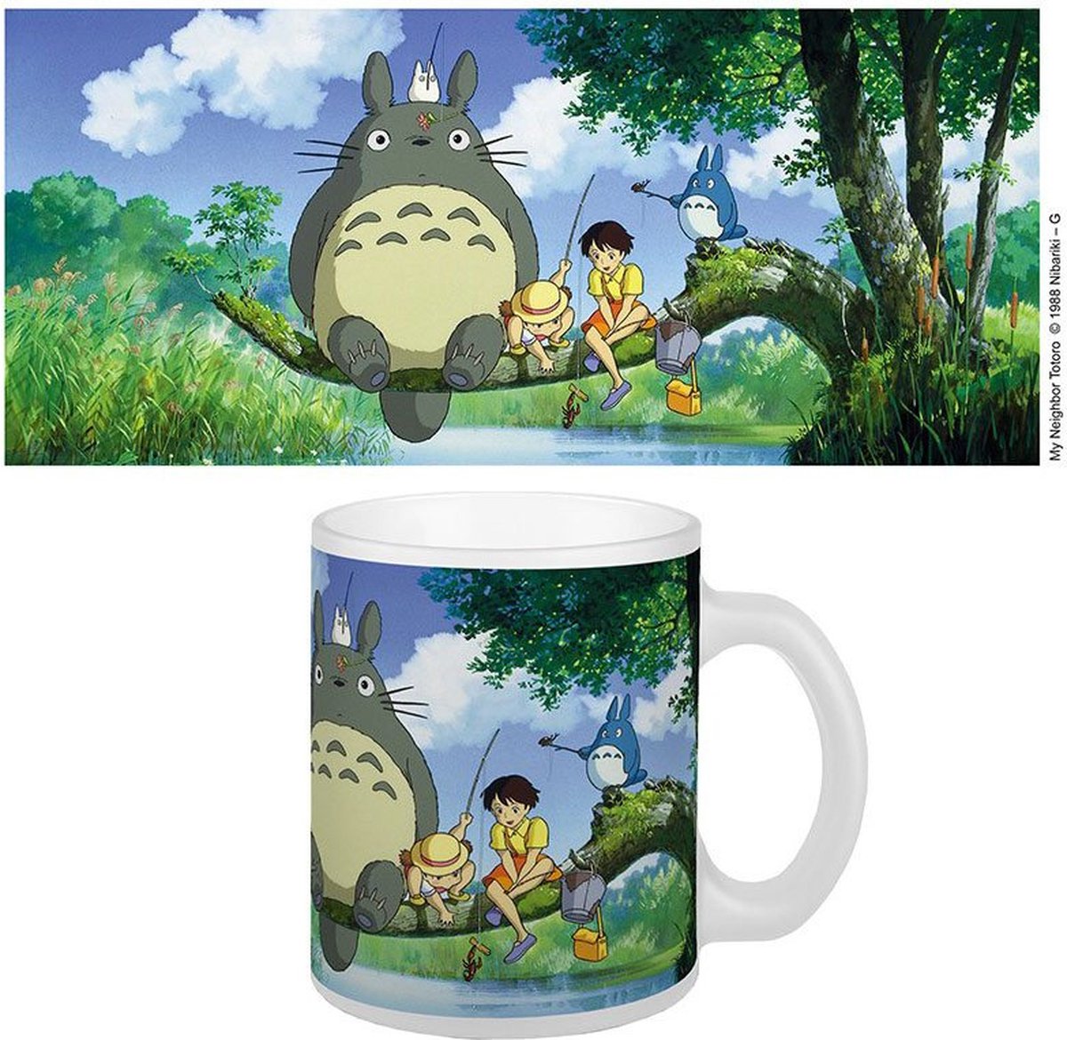 Semic ghibli - mon voisin totoro - tasse de pêche totoro