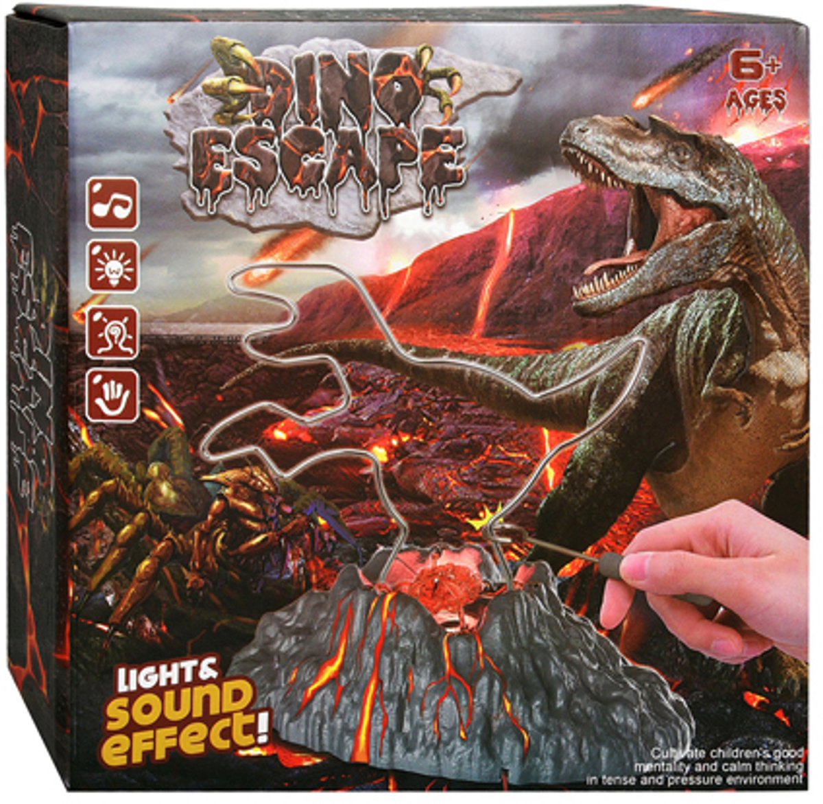 Évasion de dinosaure en spirale nerveuse Abi