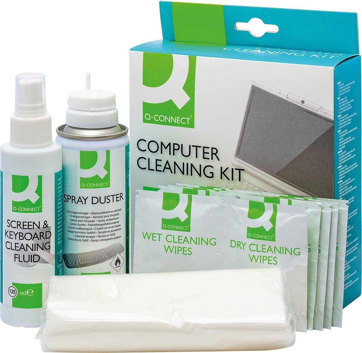 Kit de nettoyage pour ordinateur Q-connect