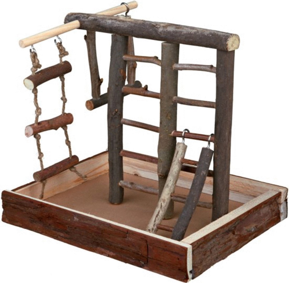 Trixie aire de jeux naturelle vivante en bois 28x22x25 cm