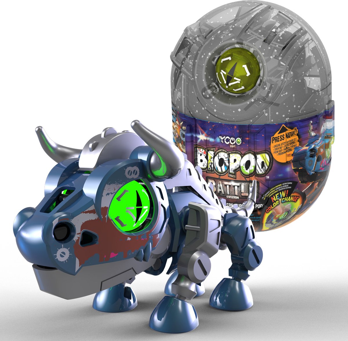 Combat de biopodes Silverlit avec un dinosaure unique
