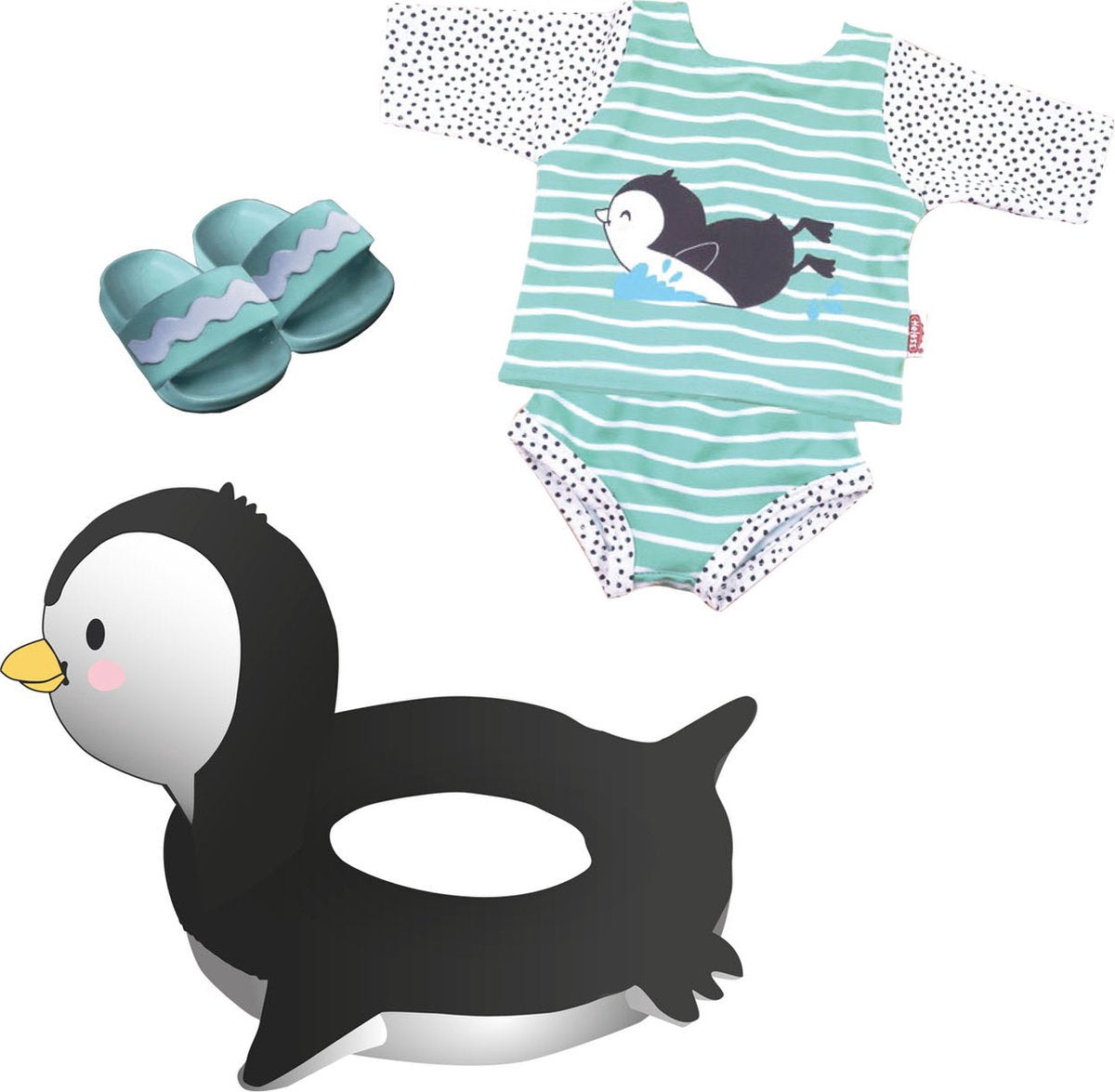 Set Set Pinguin de natation Heless, 35-45 cm
