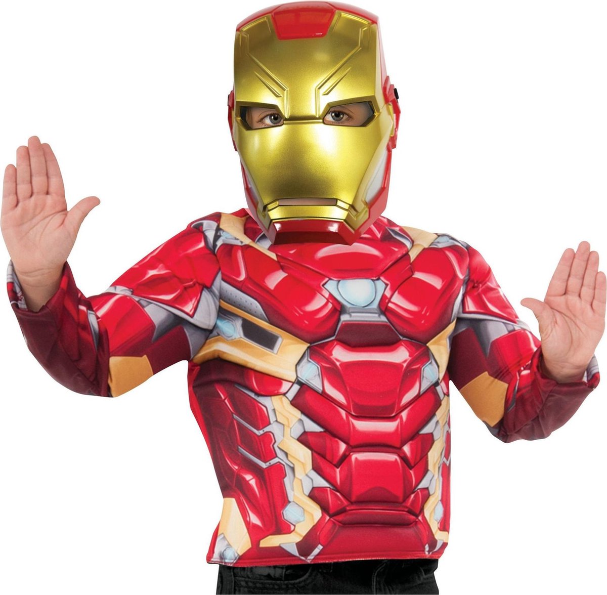 Rubies Rubie's masque de costume Iron Man Avengers garçons jaune taille unique