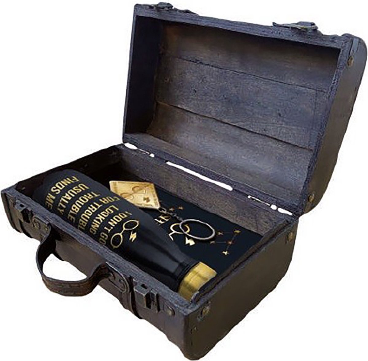 Harry Potter Les ennuis me trouvent - coffret cadeau valise - édition limitée