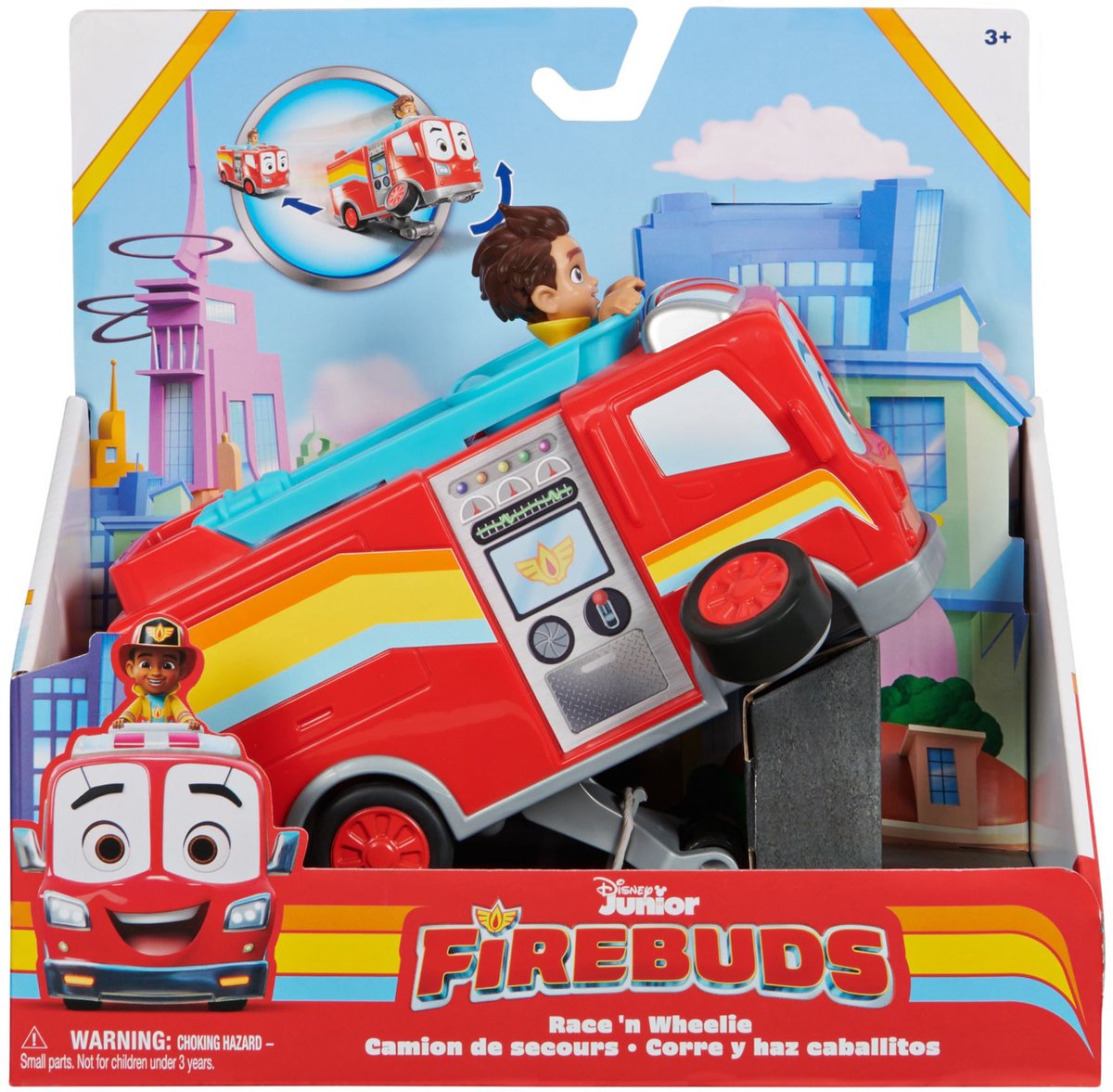 Véhicule d'action Spinmaster Firebuds bo flash