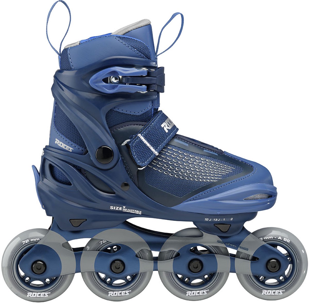 Roces moody x tif boy patins à roues alignées réglables enfants - patins à roues alignées - patins de croissance - bleu - taille 30-35