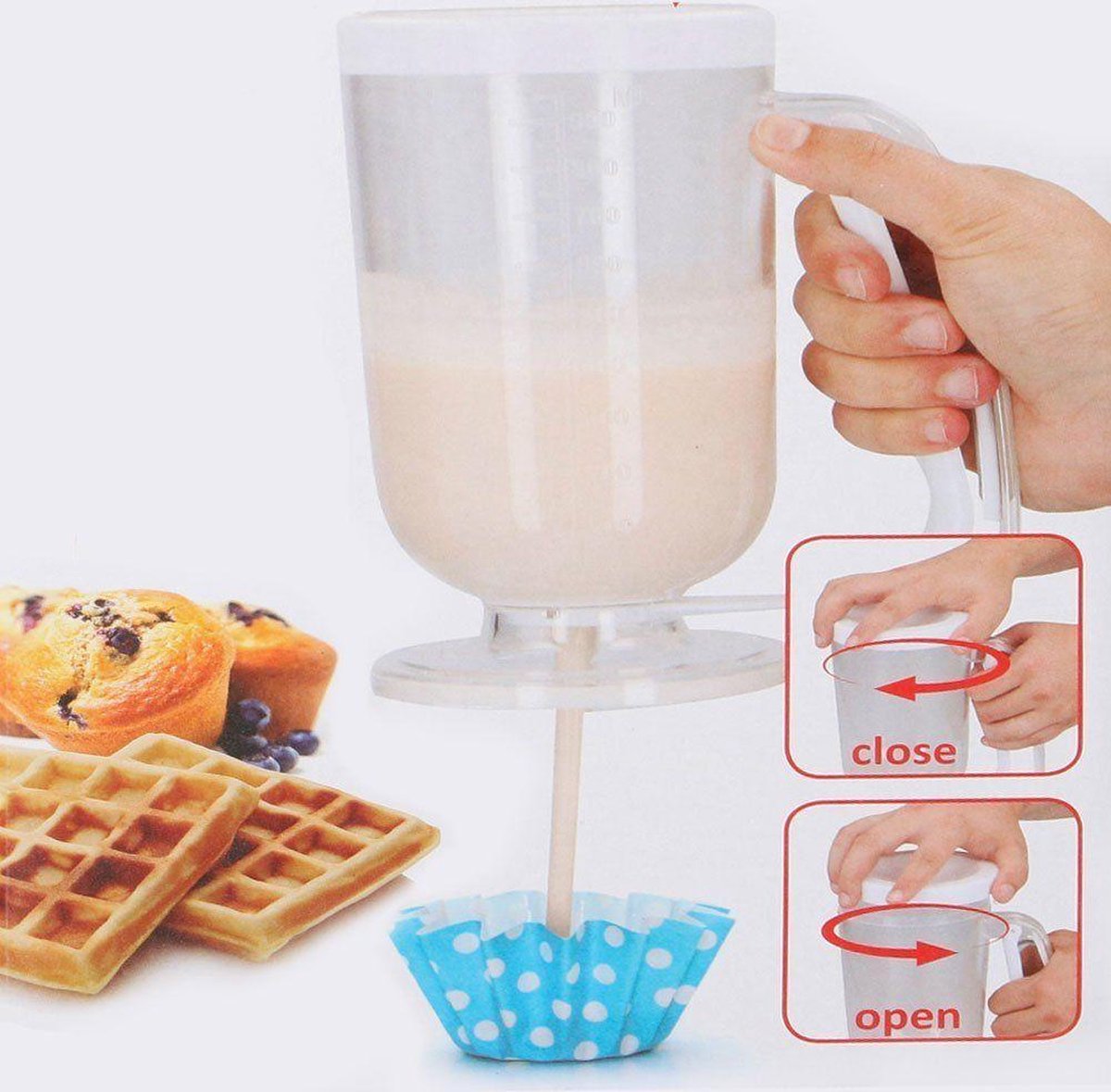 Distributeur de pâte Alpina 900 ml | 2 pièces