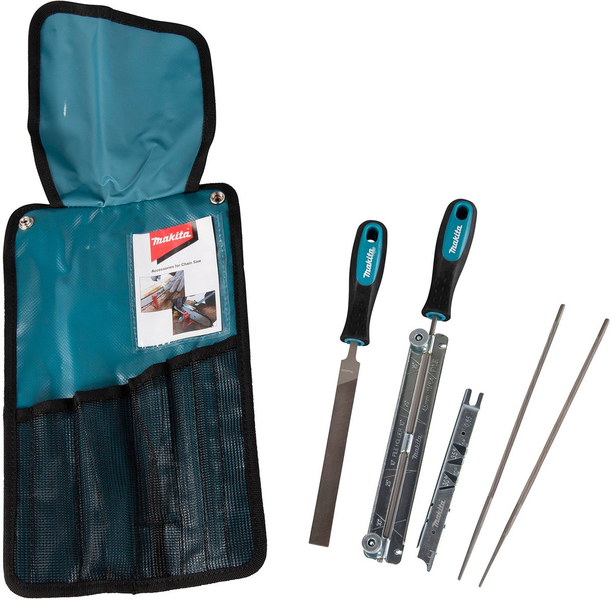 Accessoires Makita d-72160 | ensemble de fichiers de tronçonneuse | 4,5 mm - d-72160