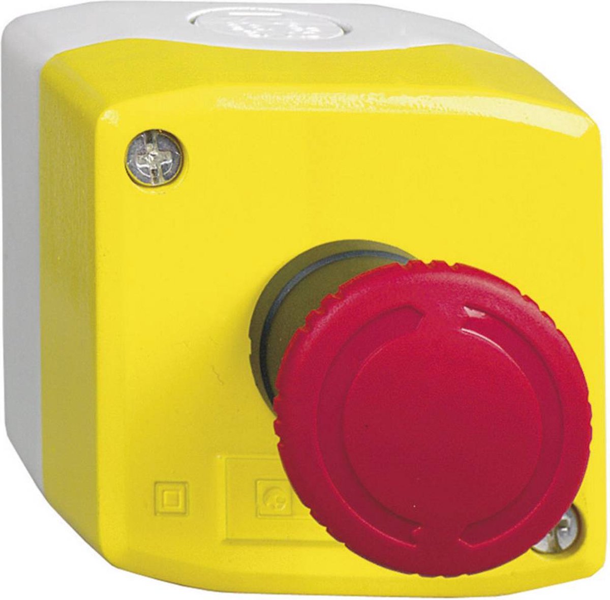 Schneider electric Harmony Xalk178e interrupteur champignon dans le boîtier 120 V AC 6 A 1x NC, 1x non IP66 (conforme à la norme EN 60529)
