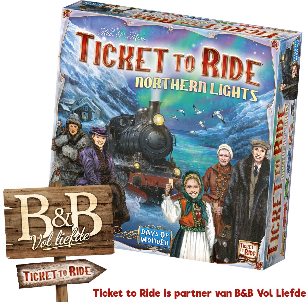 Billet Asmodee pour monter - aurores boréales