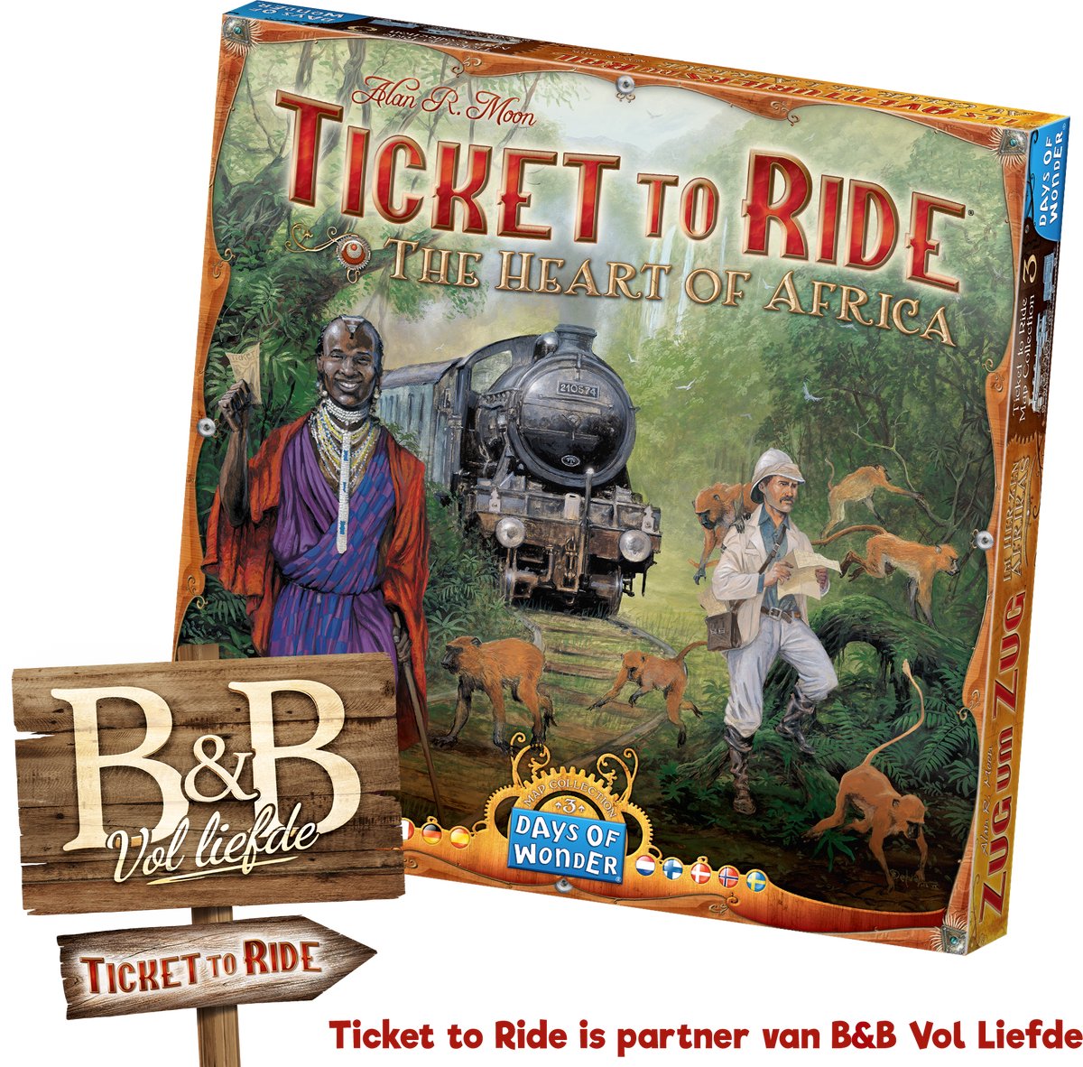 ASMODEE TICKET pour monter le jeu de société en Afrique