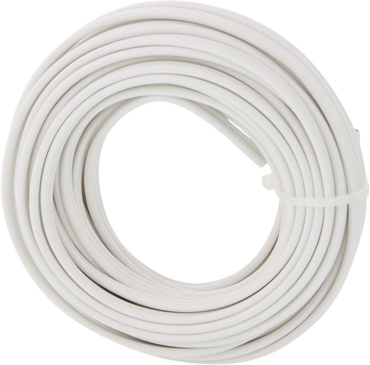 Cordon double Q-link - basse tension jusqu'à 42 volts - 2 x 0,75 mm² - 10 m - blanc