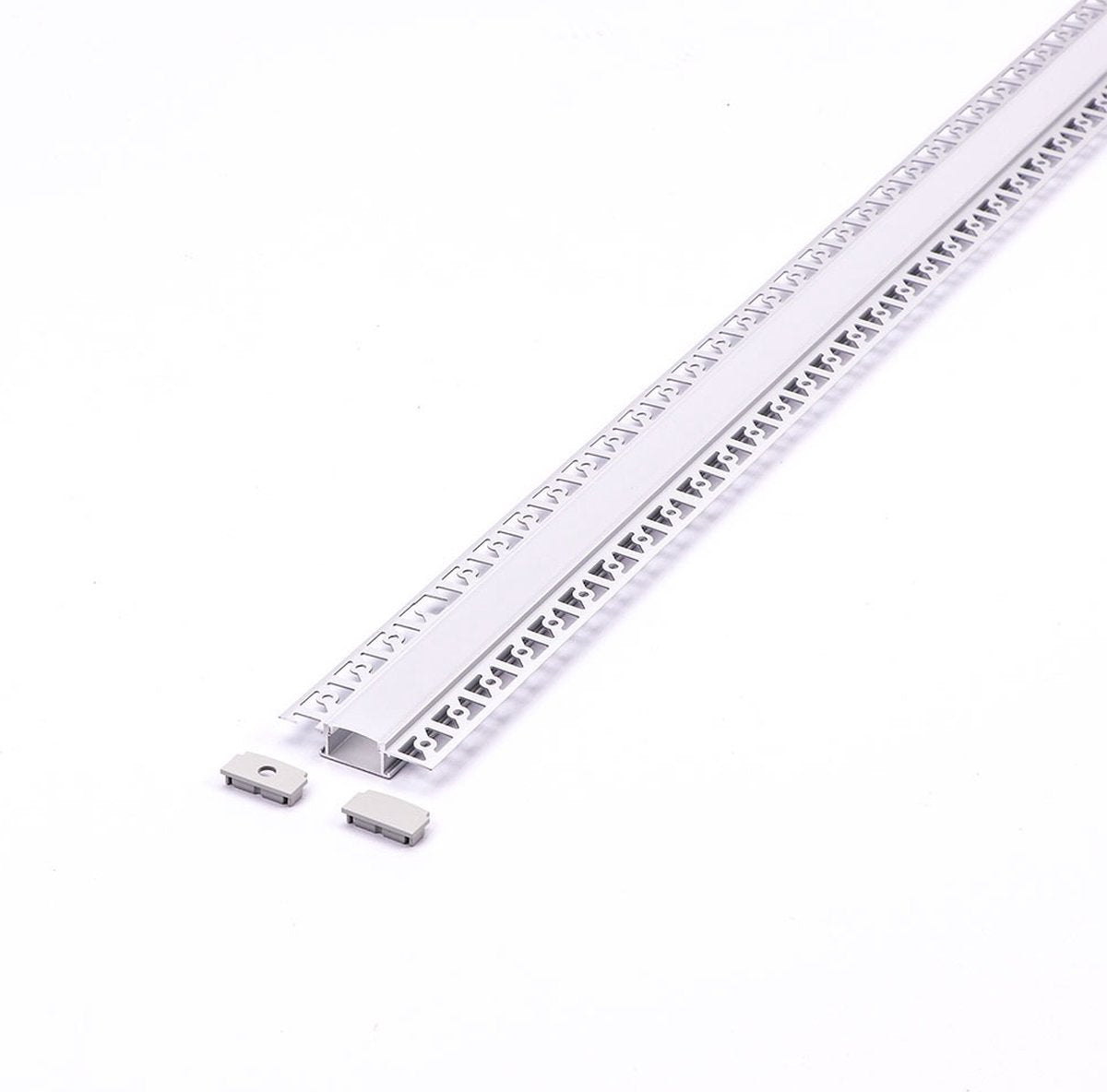 Spot encastrable LED V-tac vt-8101 - kit de montage diffuseur - IP20 - argent