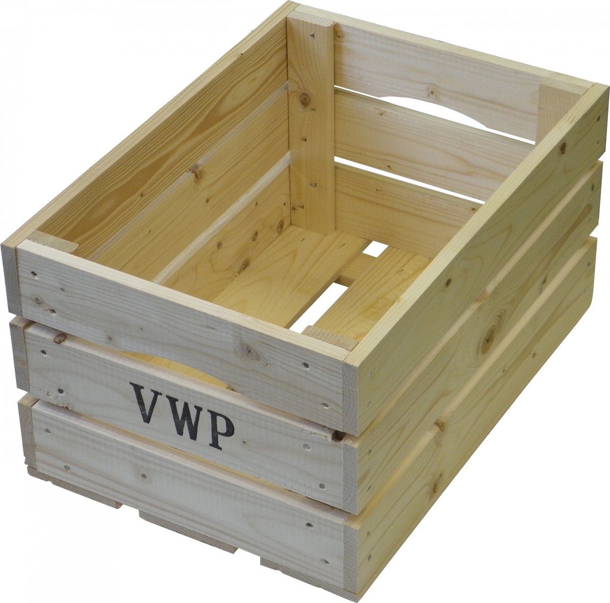caisse à vélo bois naturel 40 litres