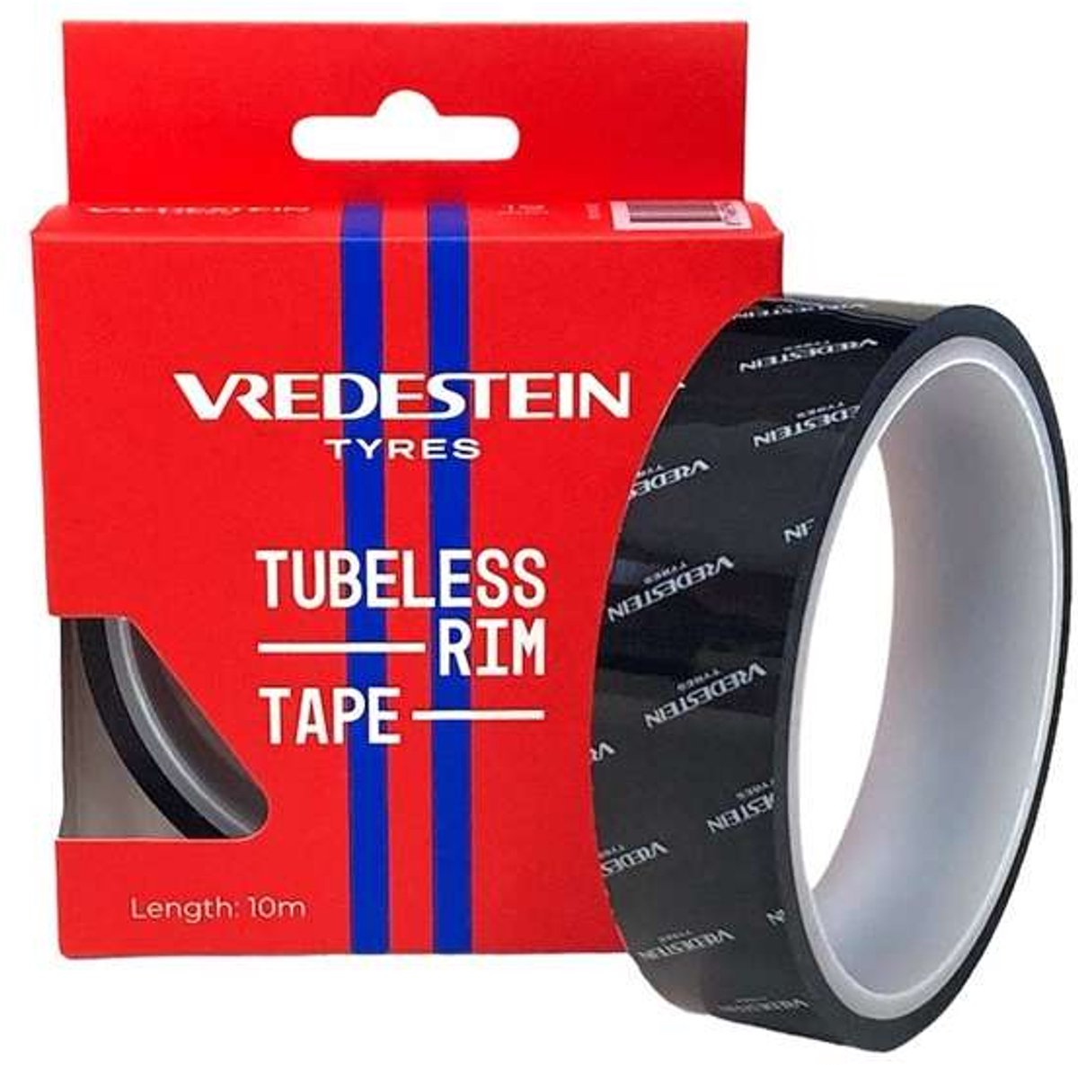 Vredestein fond de jante VR TLR ruban 23mm 10m noir
