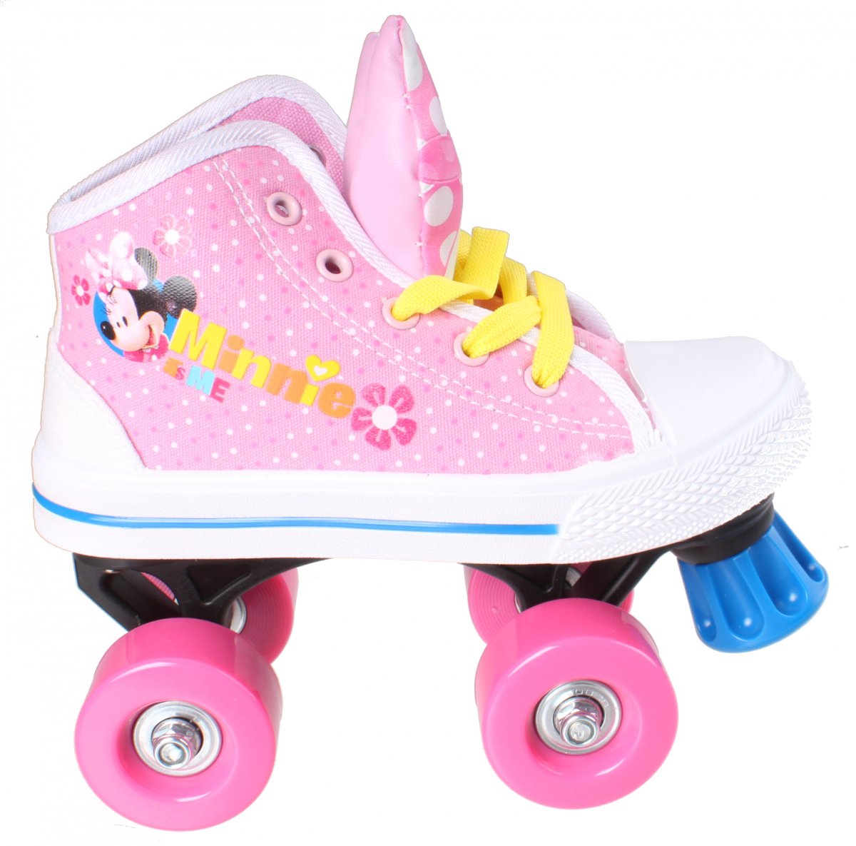 Disney Minnie Mouse Roller Skates Girls Pink White Taille 30