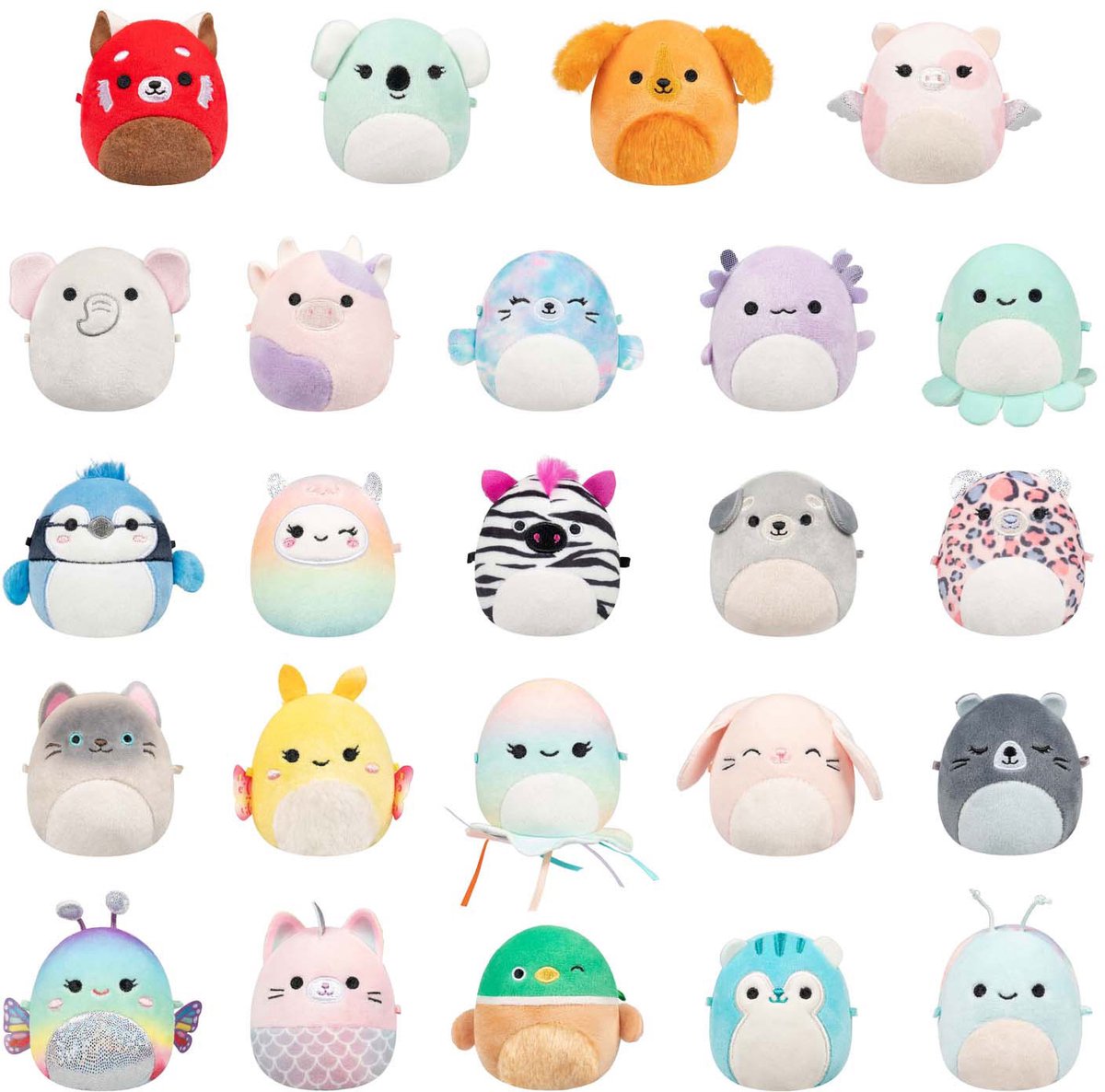 Sachet aveugle Micromallows 6,5 cm assortis | 12 pièces