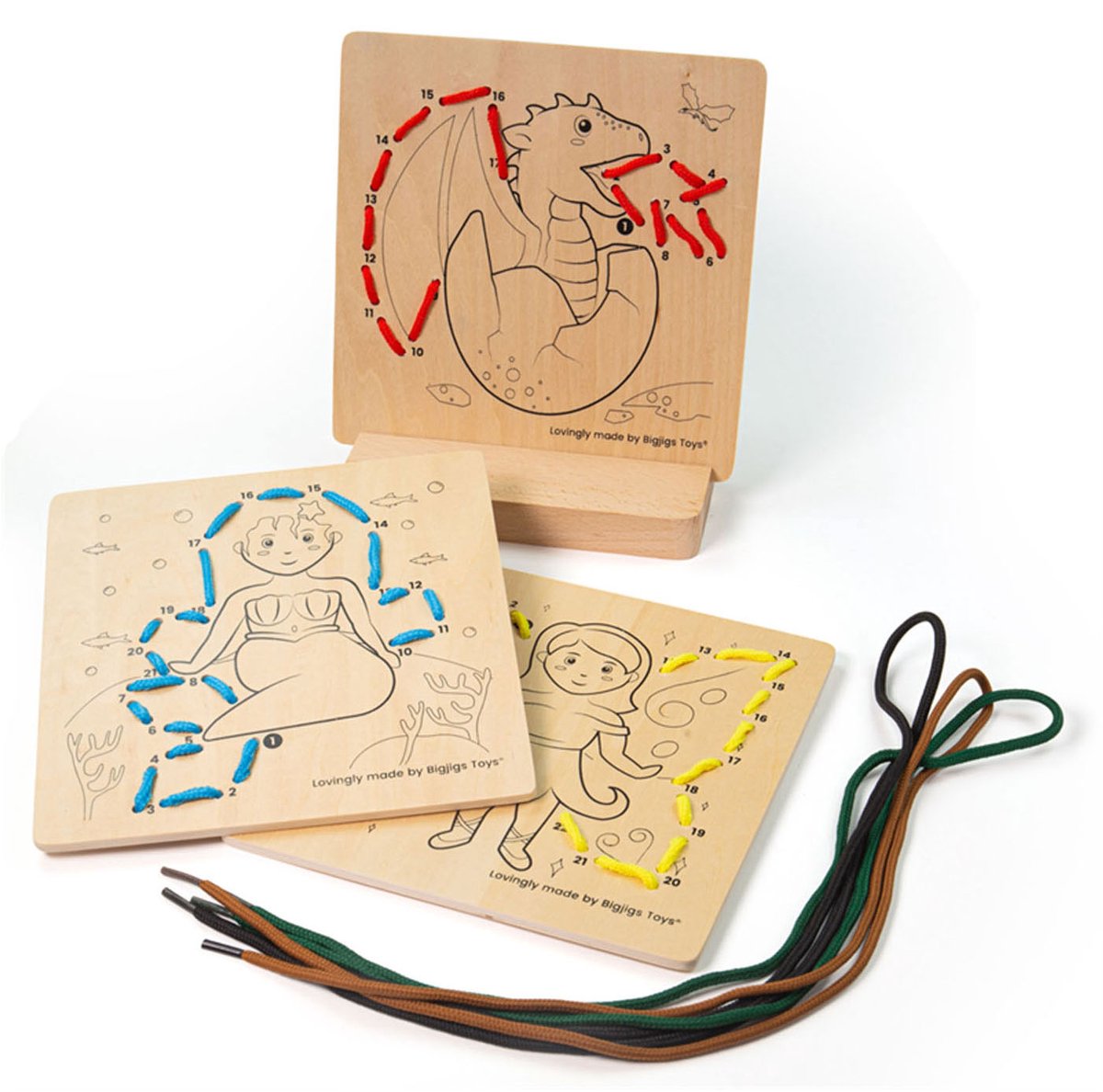 Lignes Bigjigs avec des chiffres mythiques