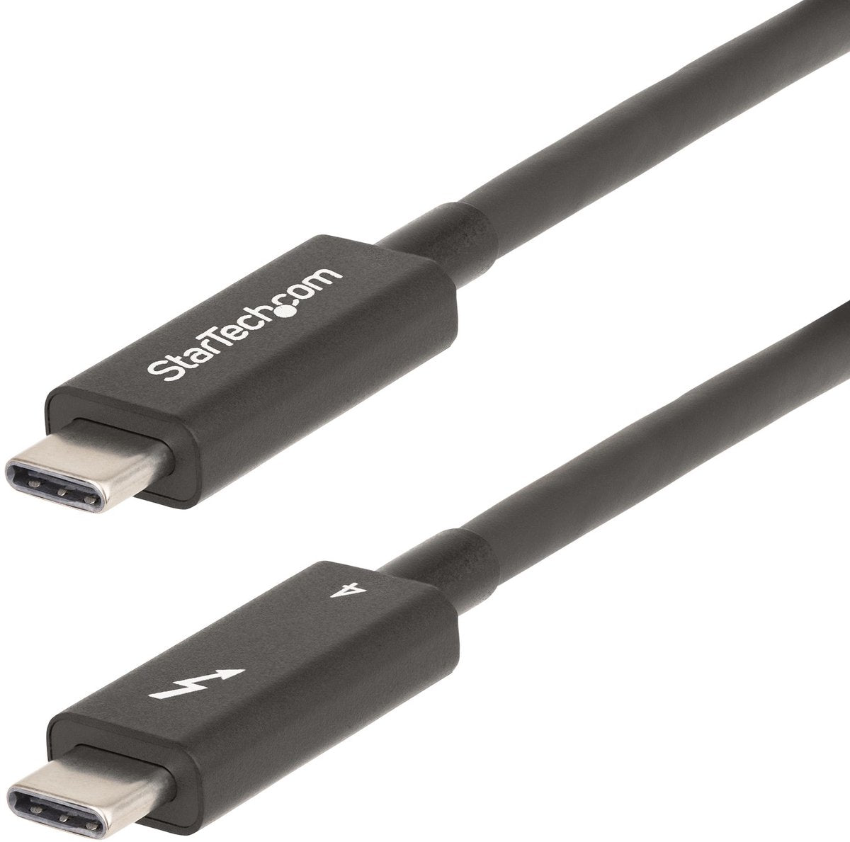 Startechcom startech.com Câble Thunderbolt 4 actif de 6 pieds (2 m), 40 Gbit/s, PD 100 W, 4k8k, certifié Intel, compatible avec Thunderbolt 3usb 3.2displayport (a40g2mb-tb4-cable) - câble USB