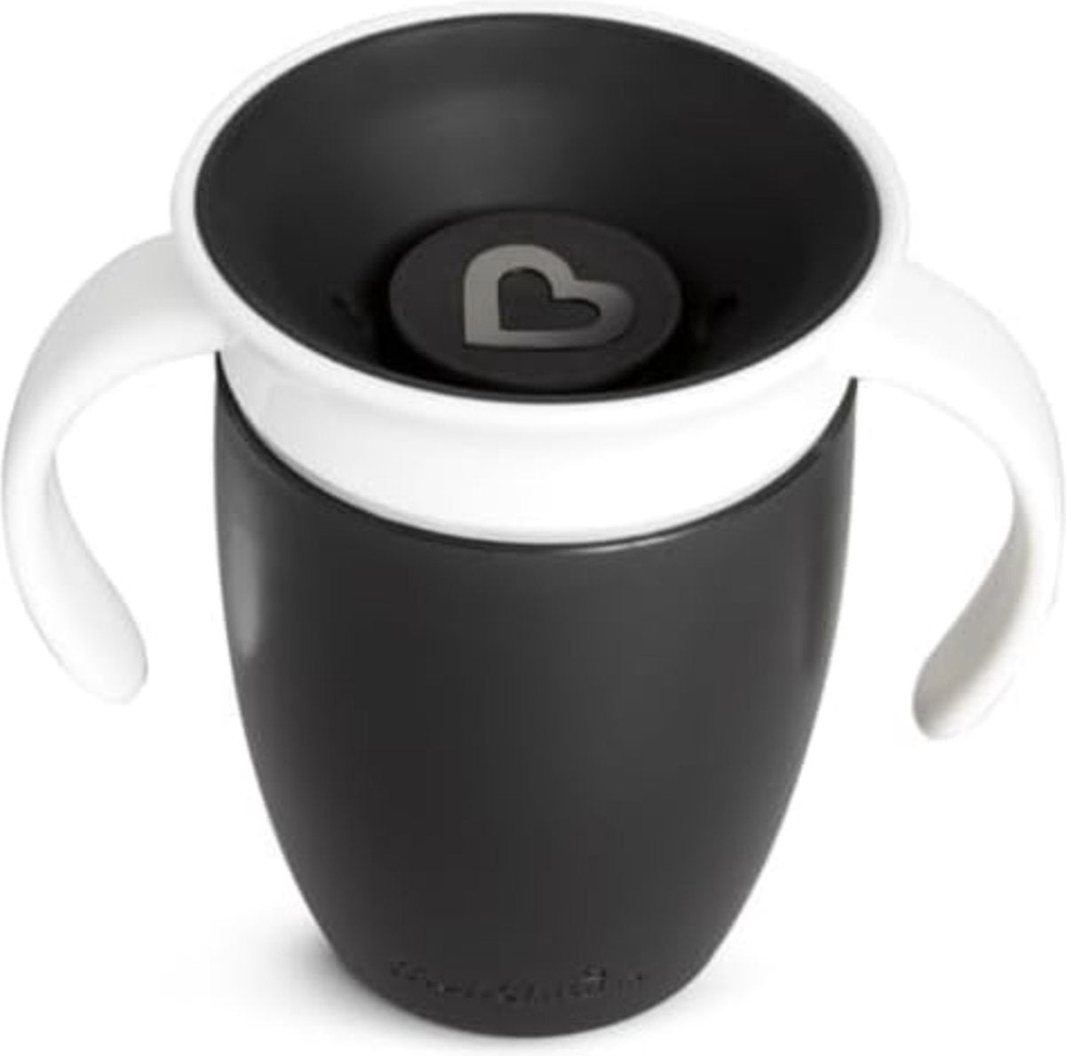 Munchkin miracle 360° trainer cup oefenbeker - zwart - 207ml - anti-lek