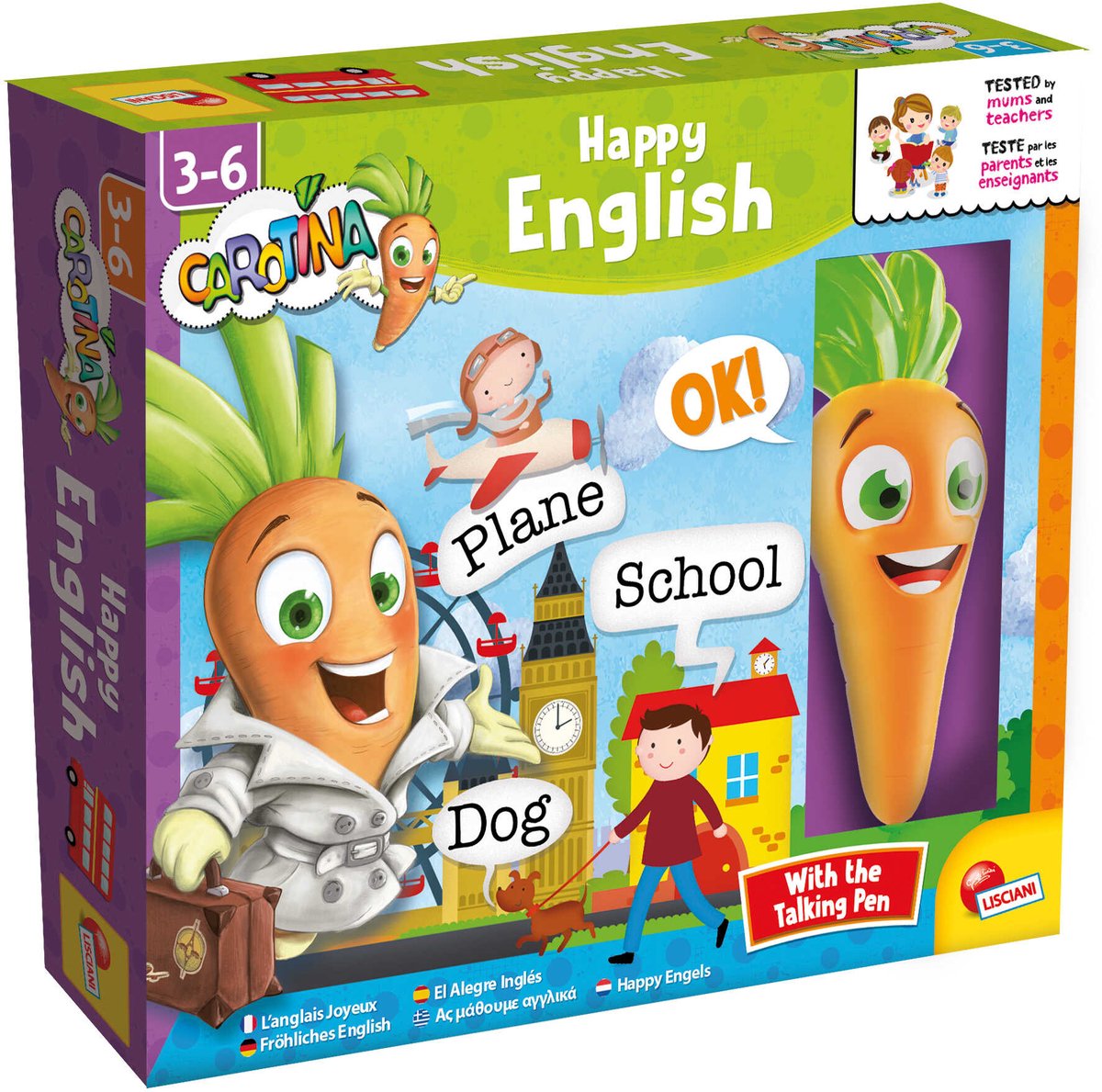 Lisciani carotina heureux anglais