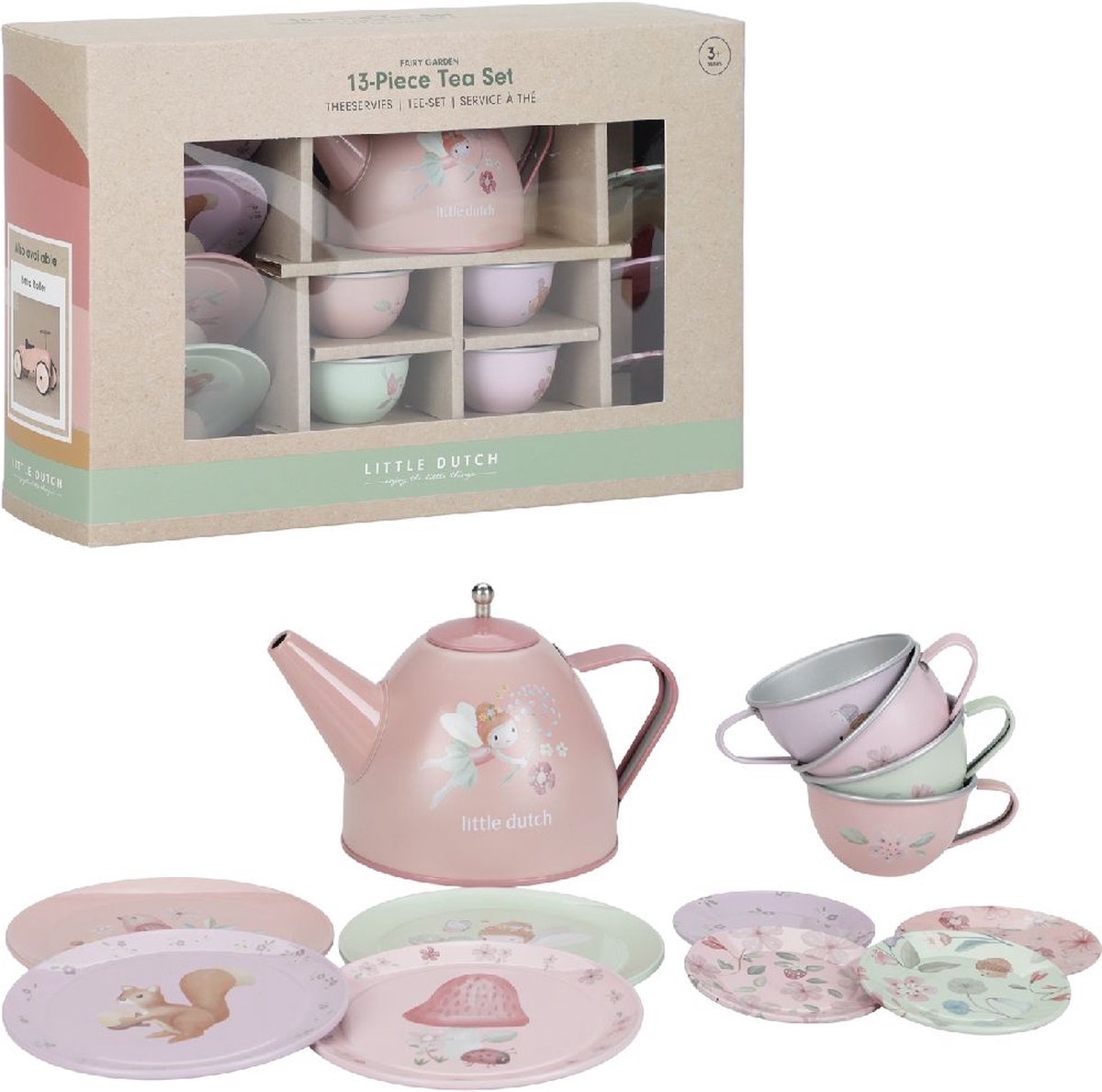 Rubo jouets petite vaisselle de jardin féerique hollandaise