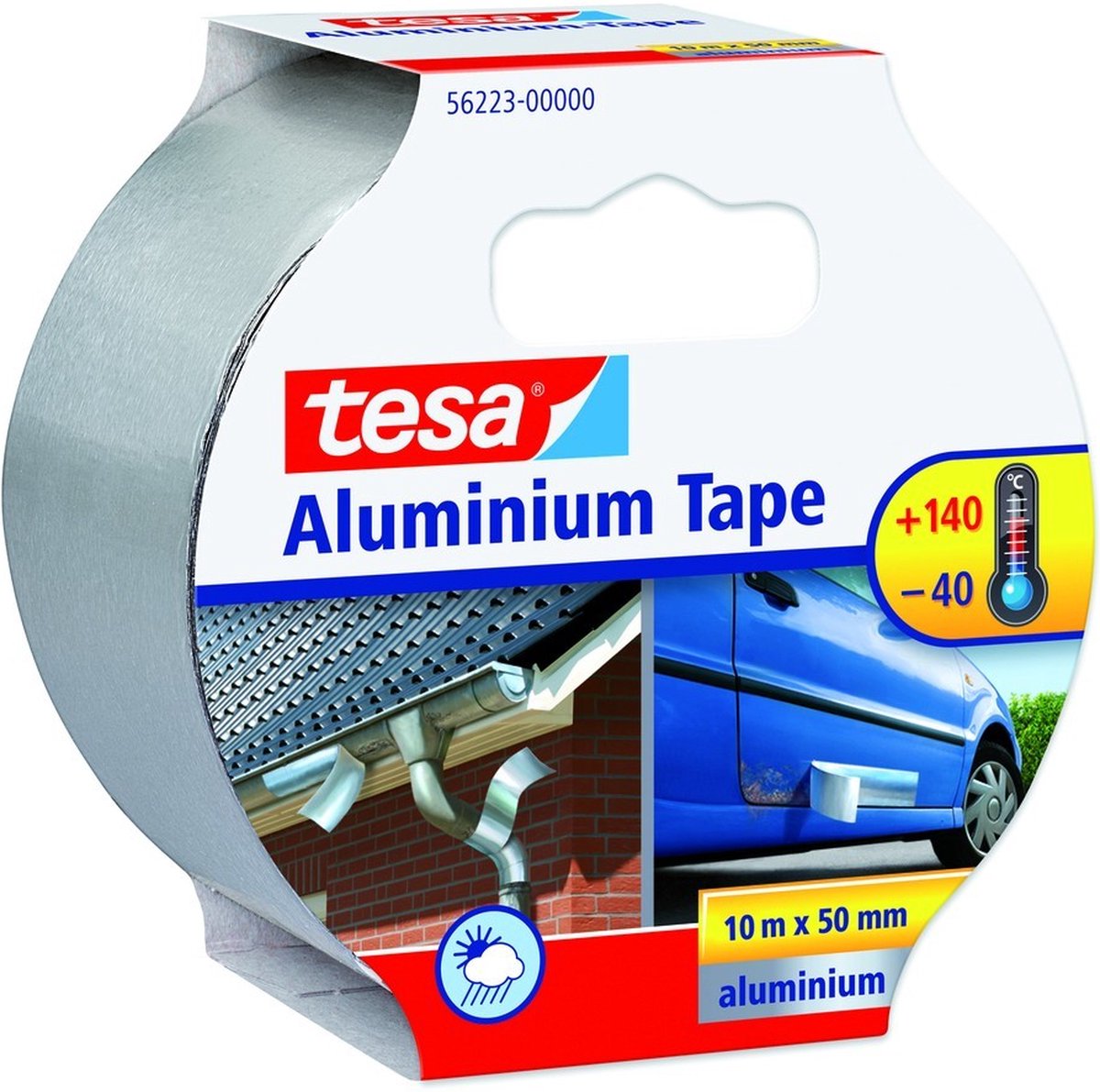 Tesa 56223-00000-11 ruban d'aluminium argent (L x l) 10 m x 50 mm 1 pièce(s)