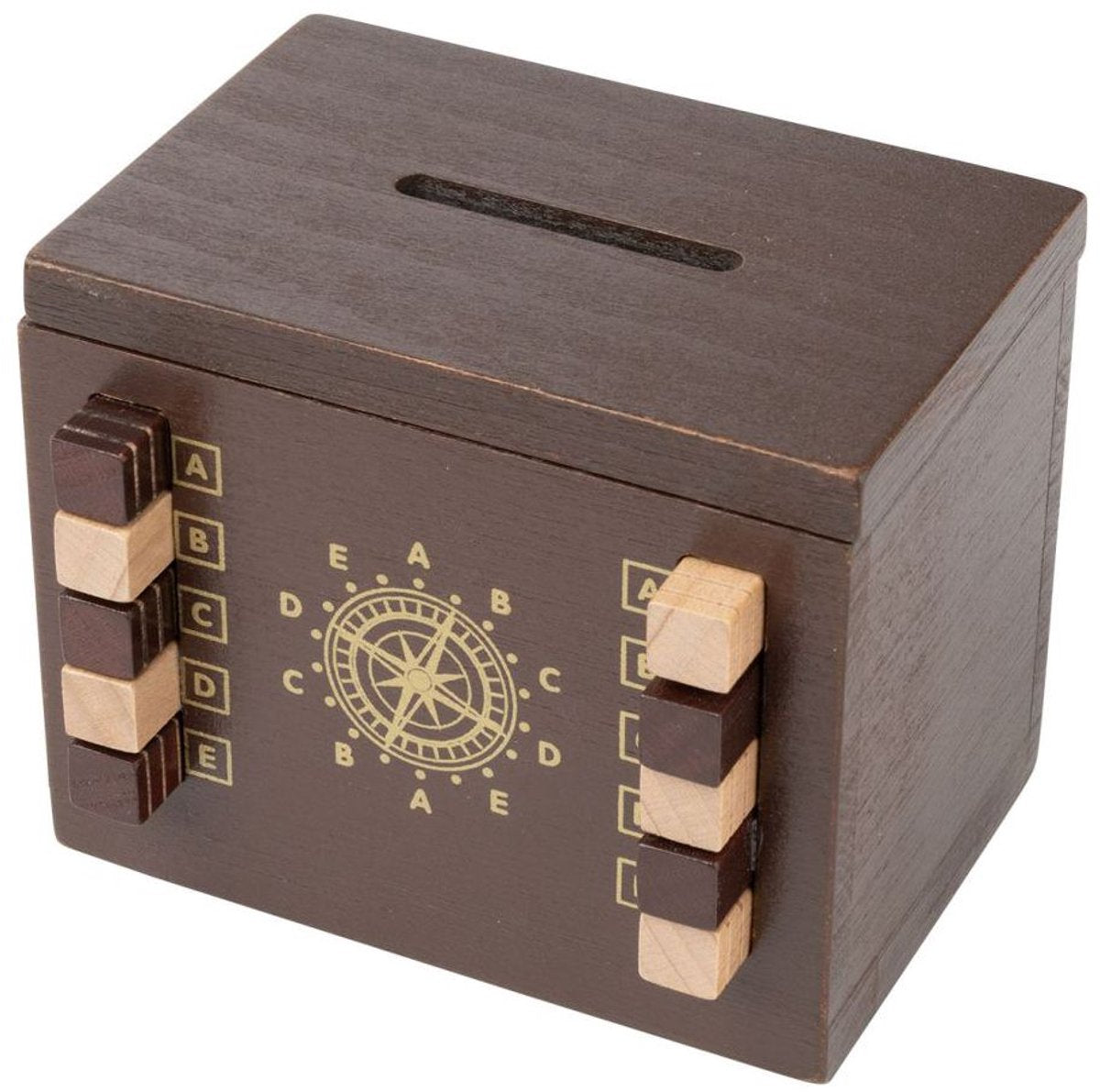 Philos puzzle boîte secrète serrurier tirelire en bois et boîte à puzzle.