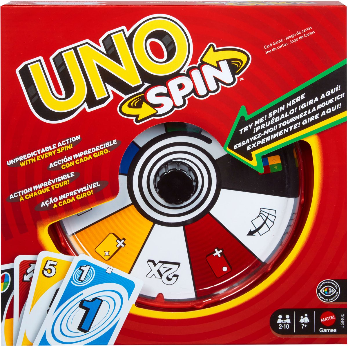 Actualisation du jeu uno spin