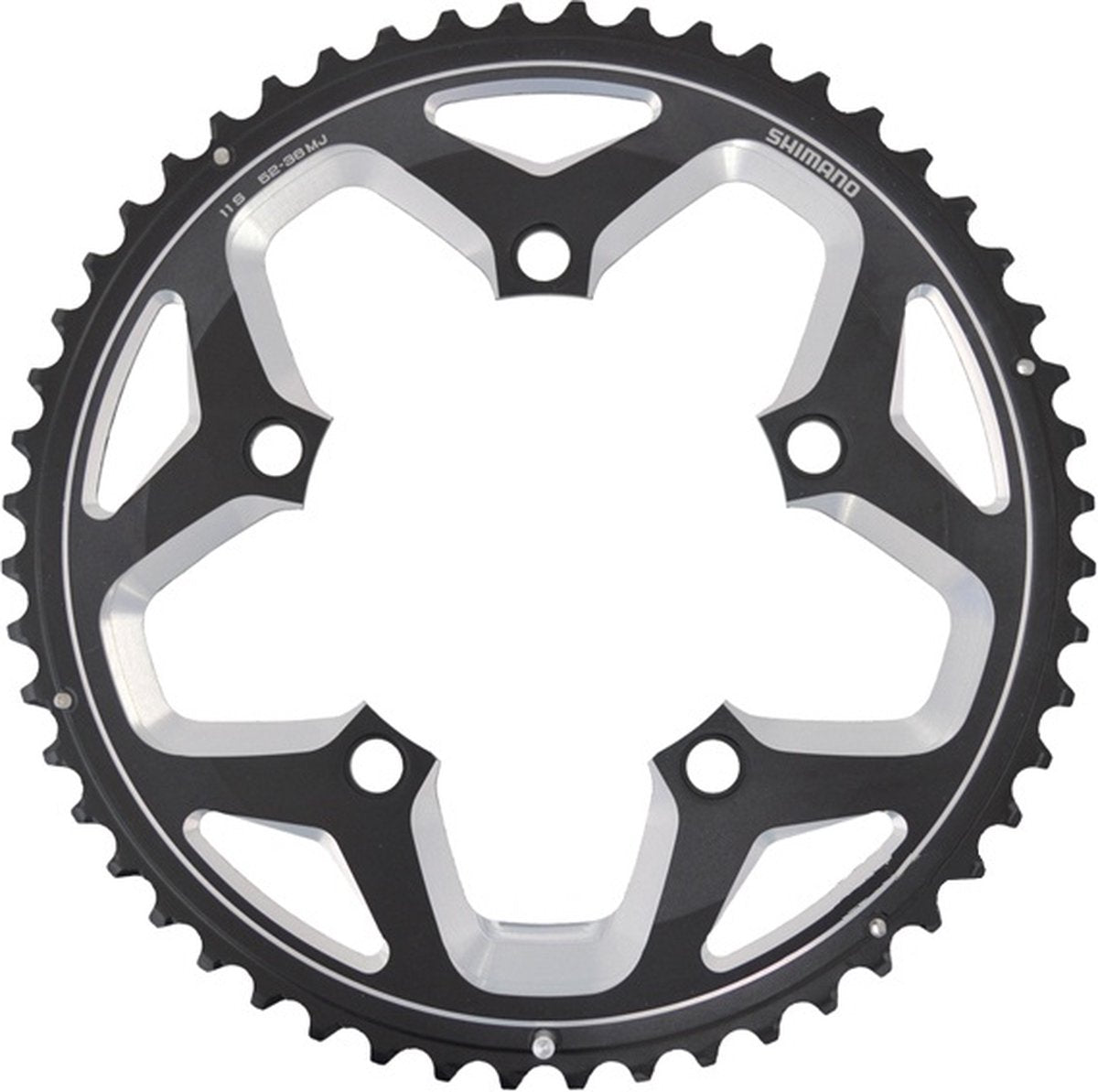 Shimano lame course 52t 11v 110mm pour 52-36t noir y1pr98060