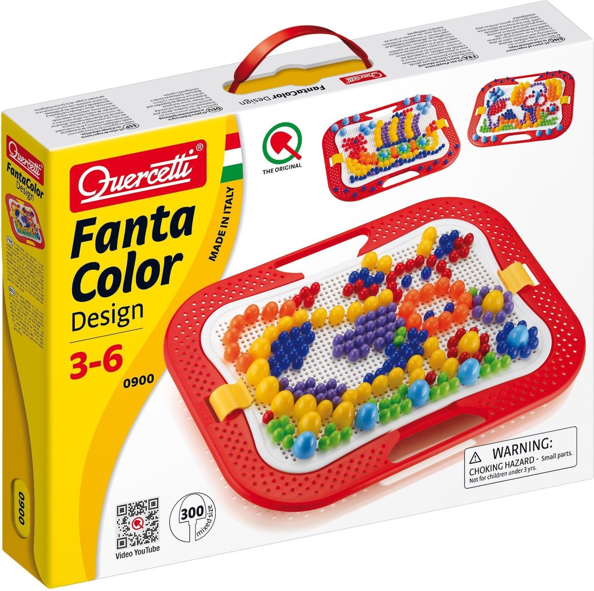 Quercetti design fantacolor, 300 pc