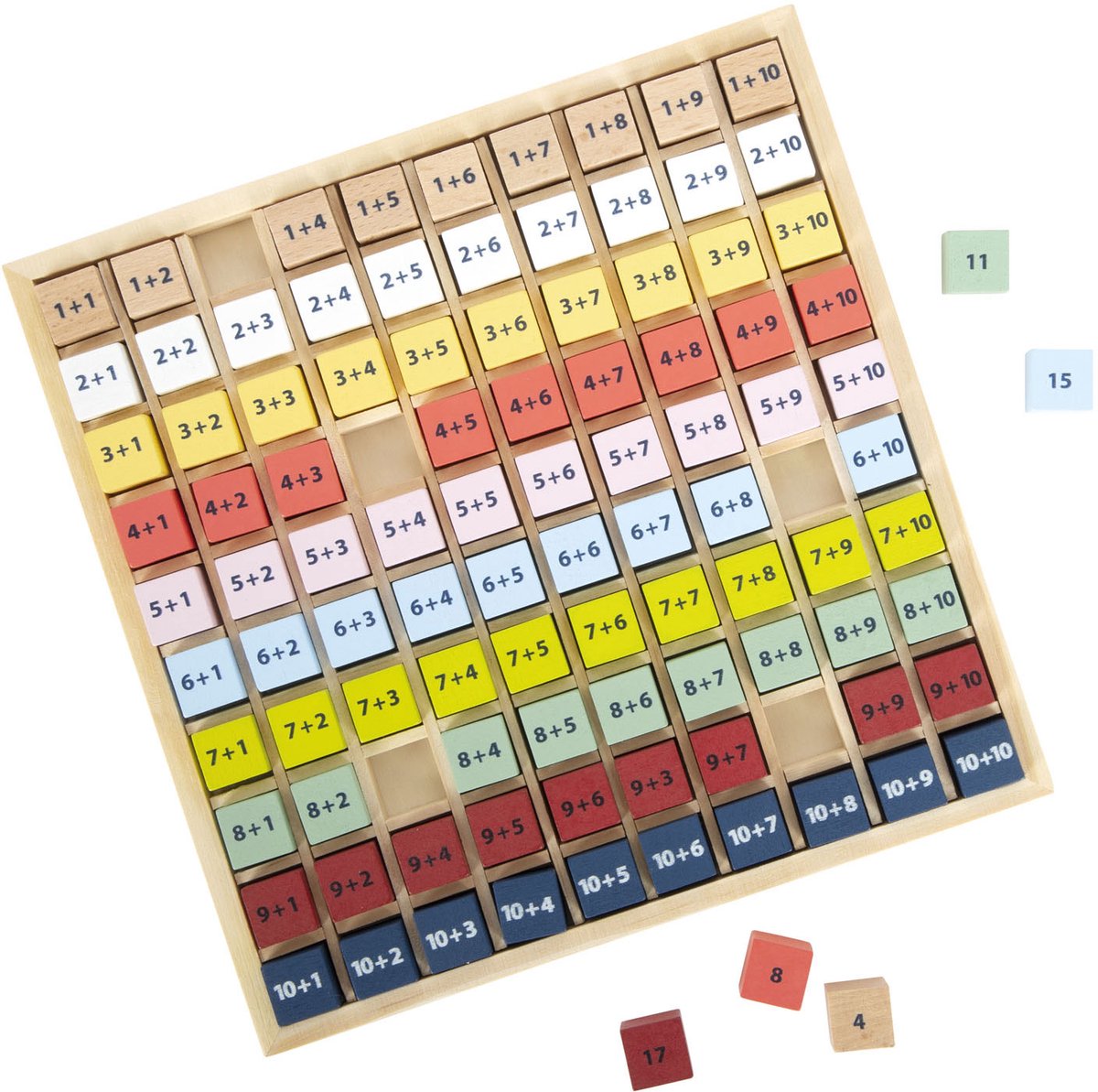 Small foot - tableau de calcul des couleurs en bois, 100 pcs.