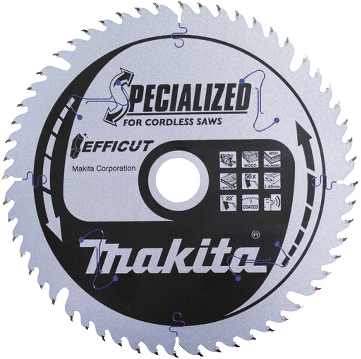 Lame de scie circulaire Makita pour le bois | efficace | ø 190mm trou d'axe 30mm 24t - b-64191