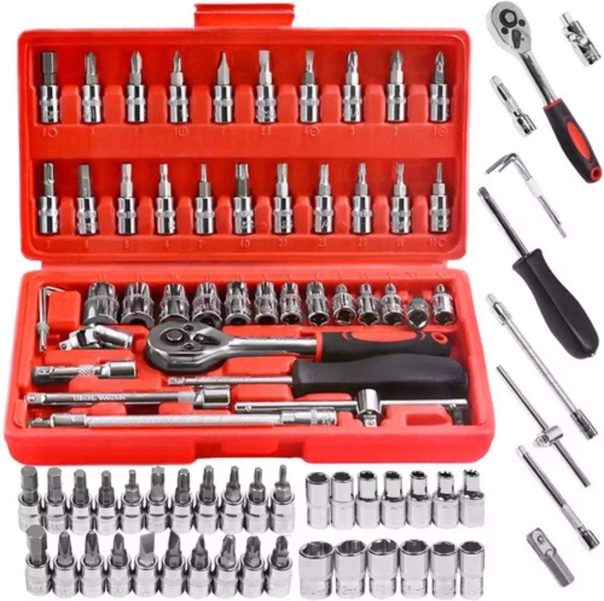 Ensemble d'outils pour voiture et ménage sans marque sans marque - mécanicien - ménage - ensemble d'outils