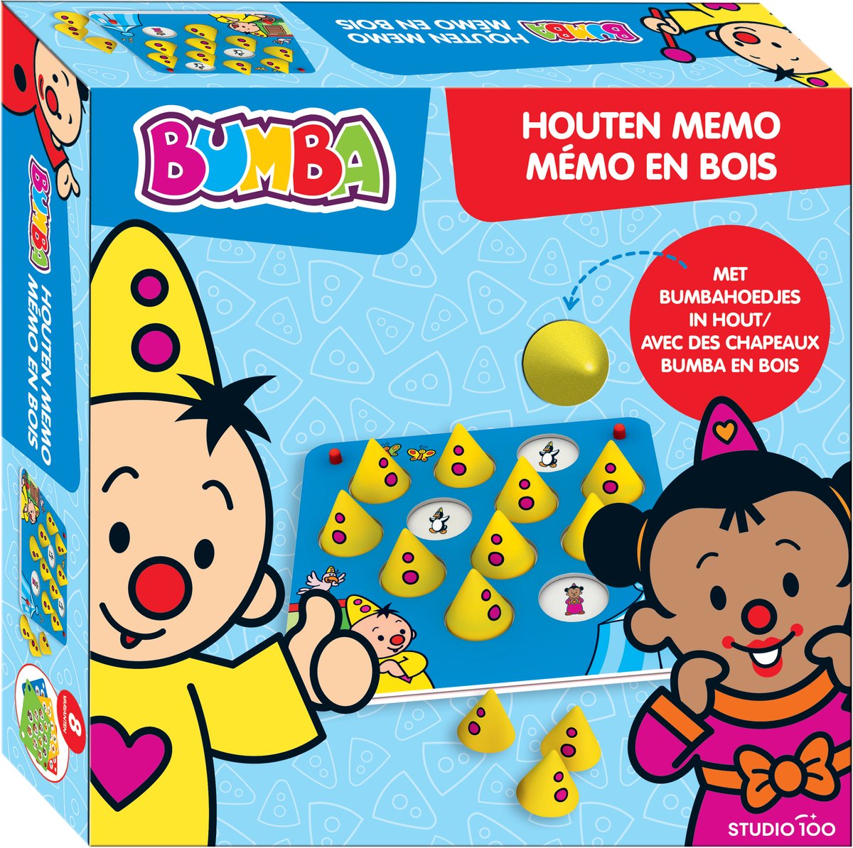 Jeu mémo en bois Studio 100 bumba