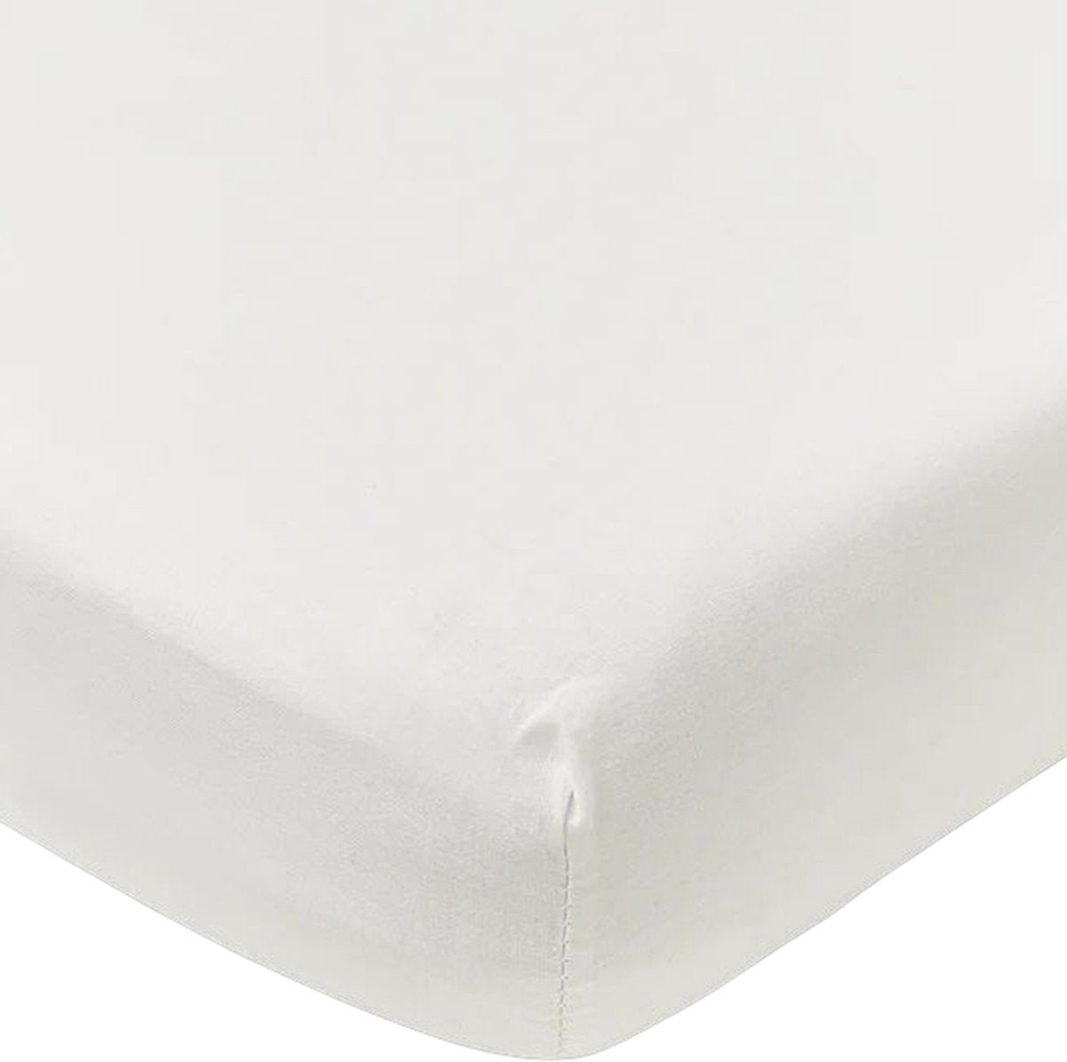 Drap-housse pour berceau Meyco baby uni - blanc - 40x80cm