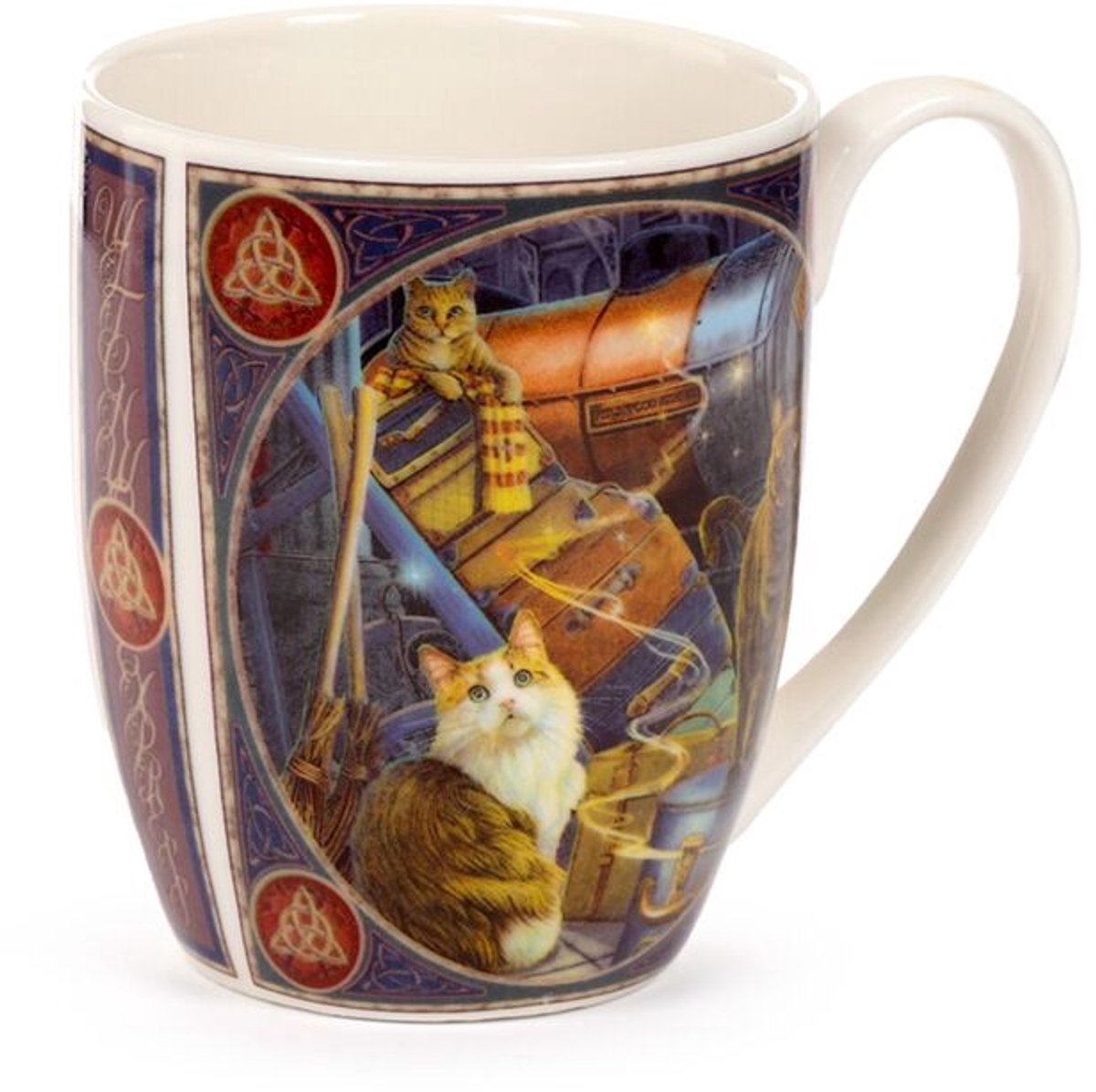 Tasse en porcelaine Lisa Parker Witchwood Express chats