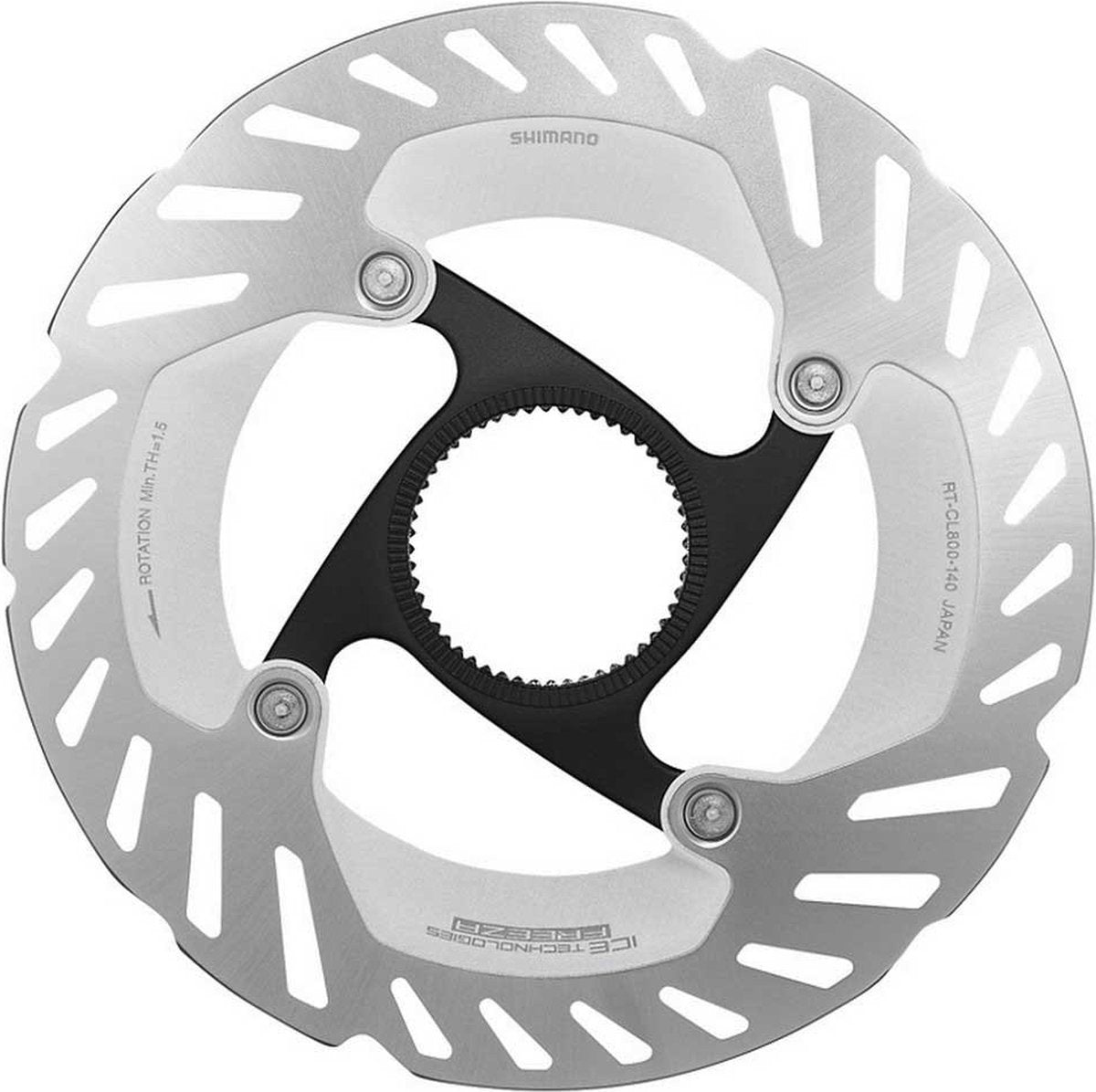 Disque de frein Shimano rt-cl800. cale.disques de frein ultegra 160mm cl cl800 ice ext