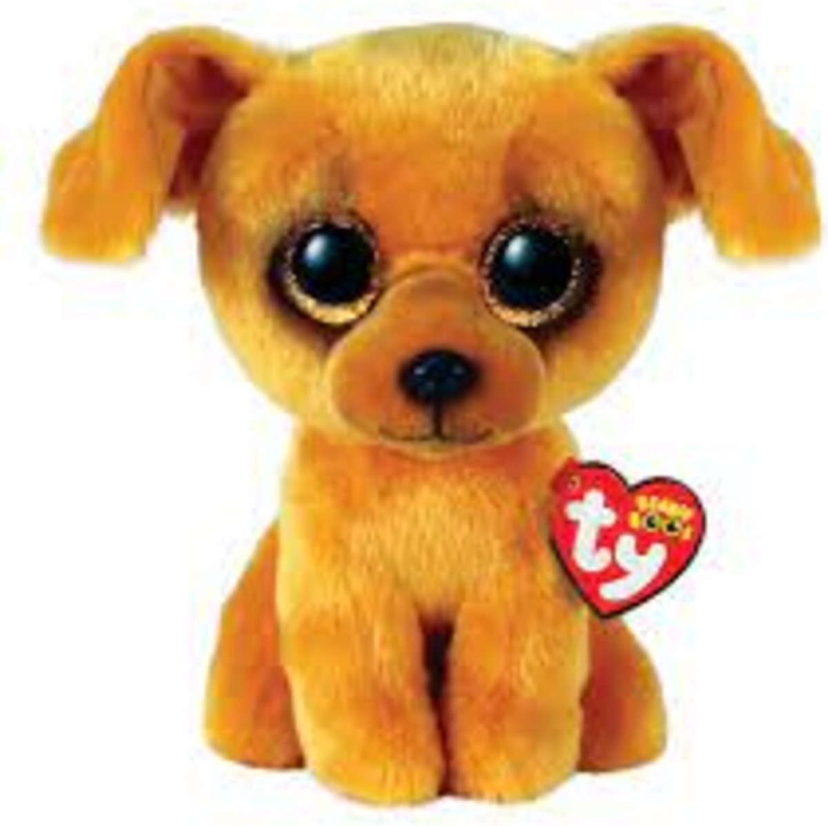 Ty beanie boo's zuzu chien marron clair, 15cm