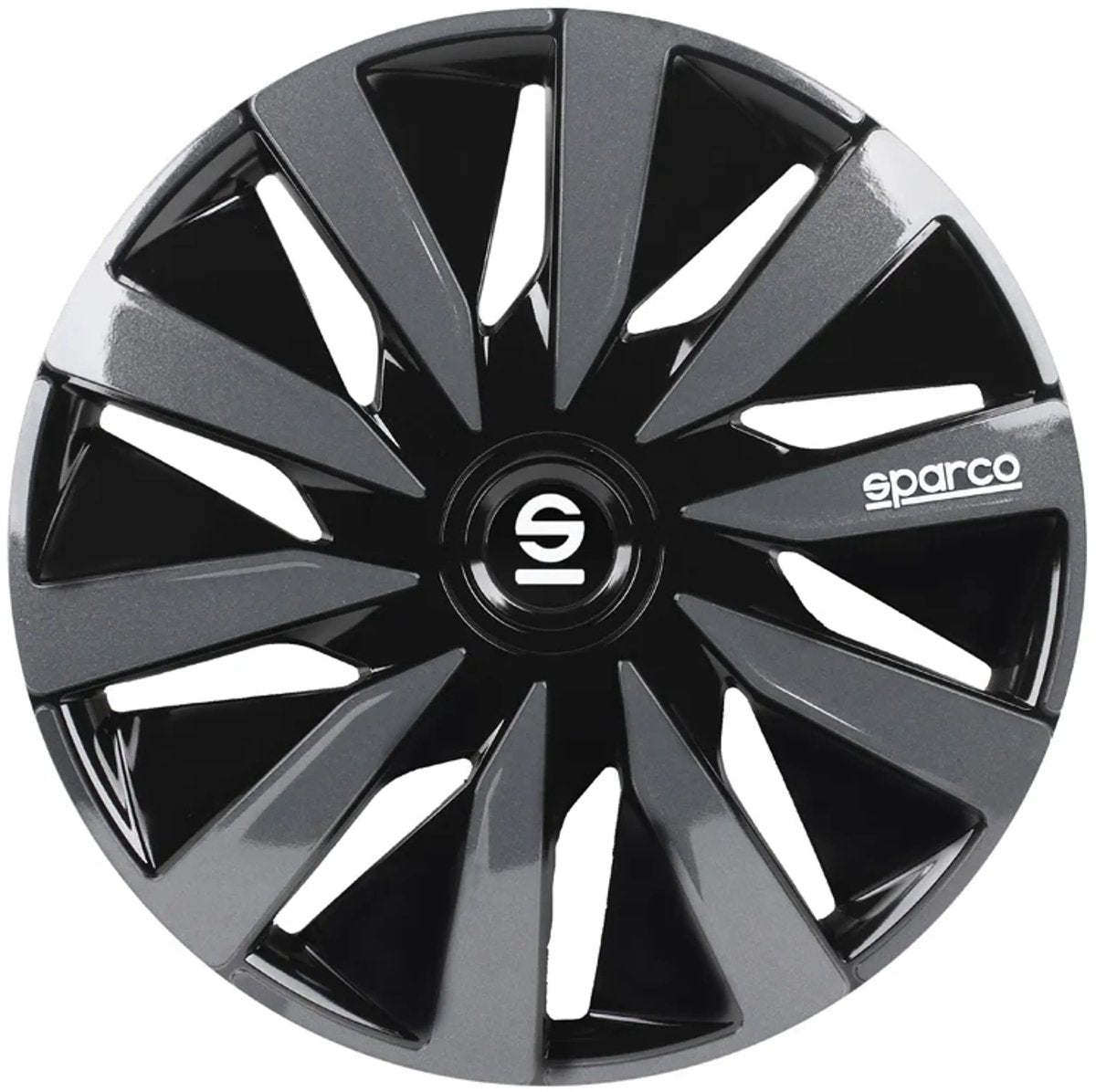 enjoliveurs Lazio 16 pouces ABS noir gris lot de 4