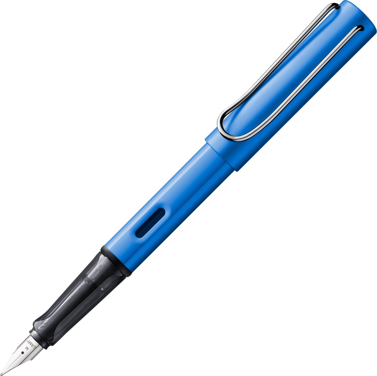 Stylo plume Lamy al-star bleu océan | boîtier en aluminium | poignée ergonomique | plume en acier ef | y compris la cartouche d'encre bleue T10
